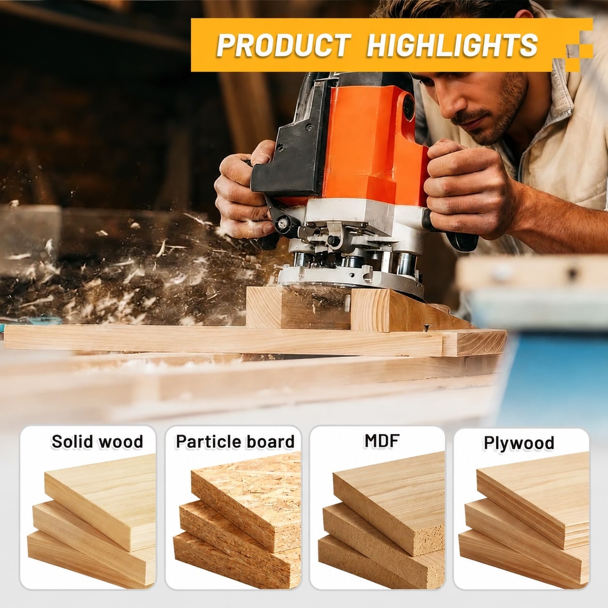 SenQWFa LDC0811Q261 Cabinetry-Joinery-Router-Bits - View #5