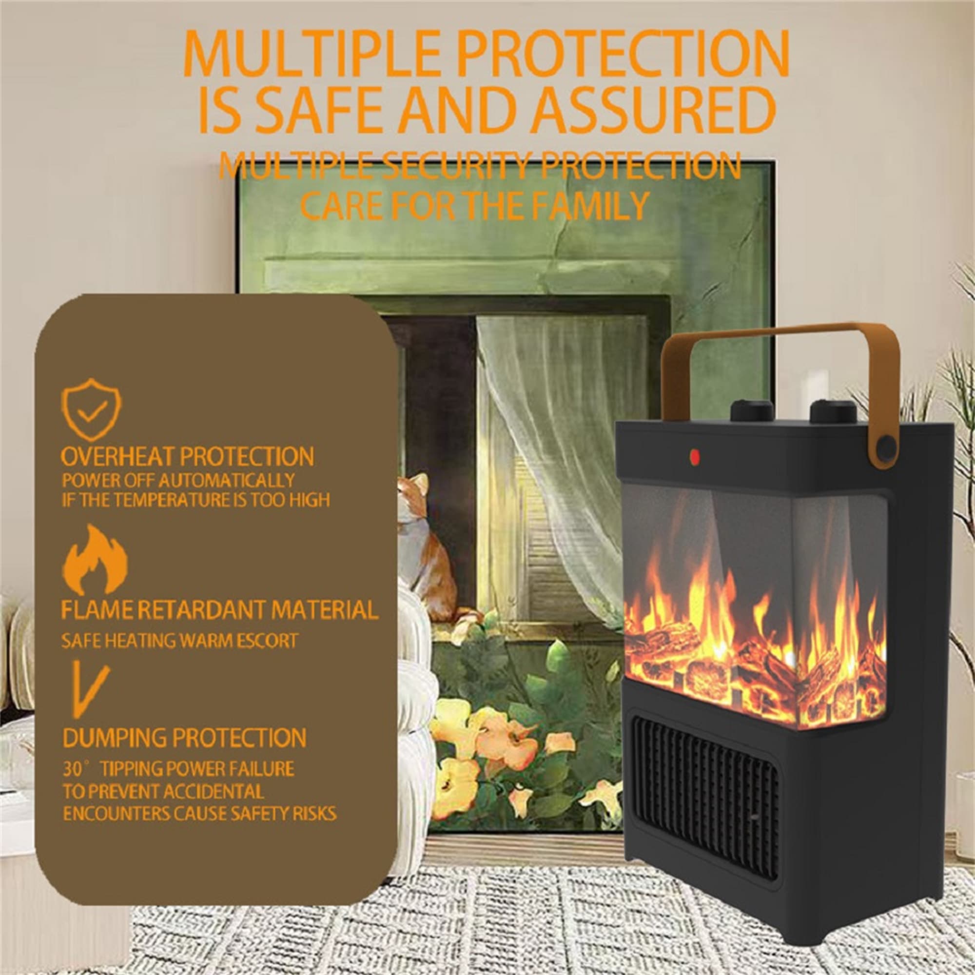 BABOOM BOM-P10034US-CO Portable-Electric-Heat - View #4