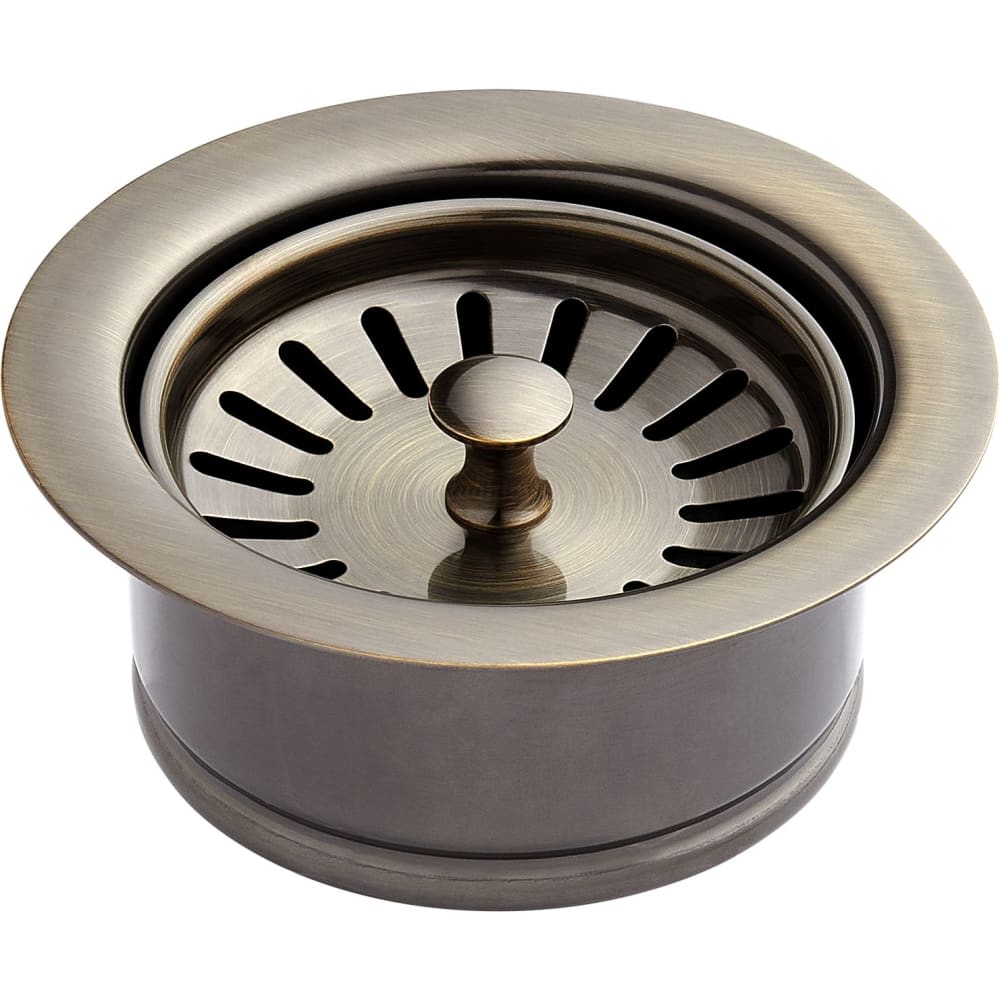 Signature Hardware - 949204 312 Inch Garbage Disposal Flange with Basket Strainer Fits Sinks Up...