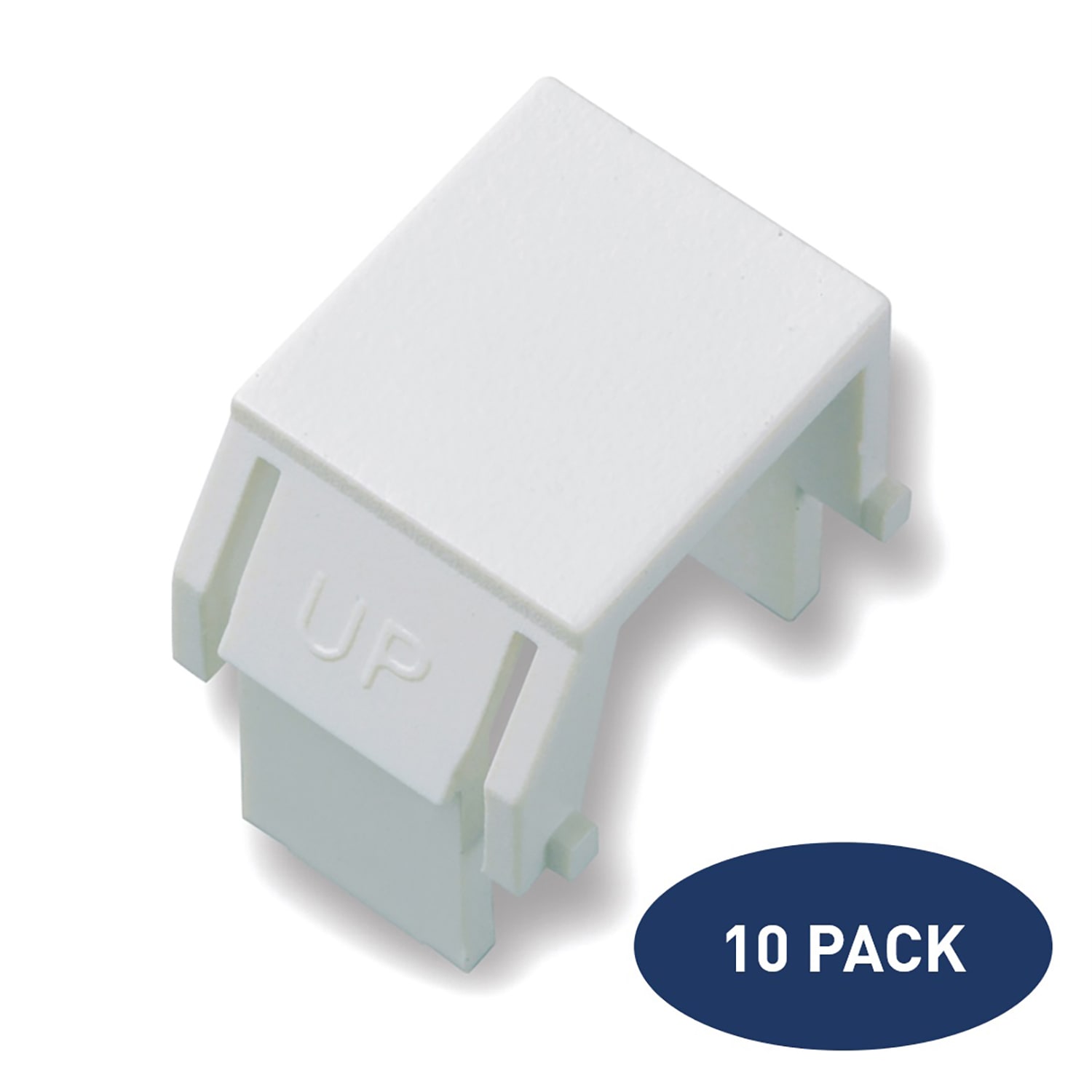 On-Q/Legrand F3455-WH-V0 On-Q 1 -Gang White Wall Plate 10 -Pack