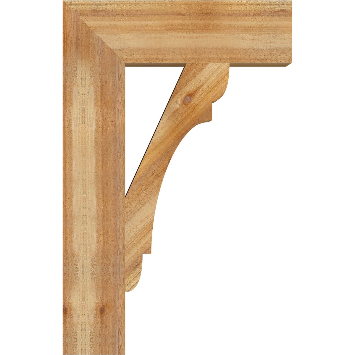 Ekena Millwork BKT06X22X34OLY05RWR Exterior-Brackets-Braces - View #3