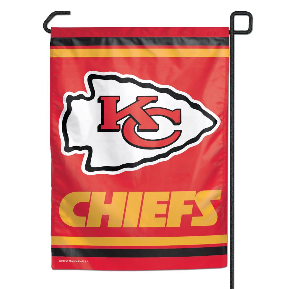 NFL Kansas City Chiefs Red Polyester Garden Flag