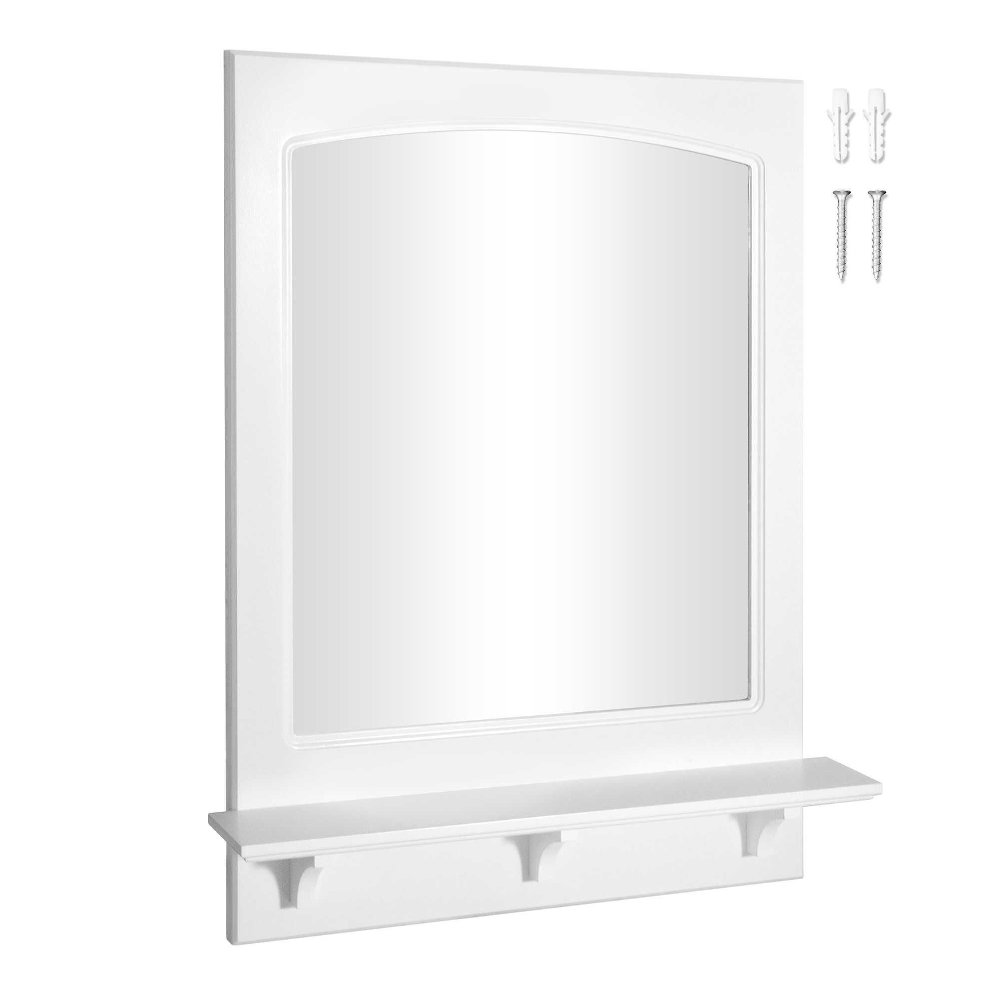 Design House Concord 24-in x 31-in White Rectangular Framed Bathroom Vanity  Mirror in the Bathroom Mirrors department at