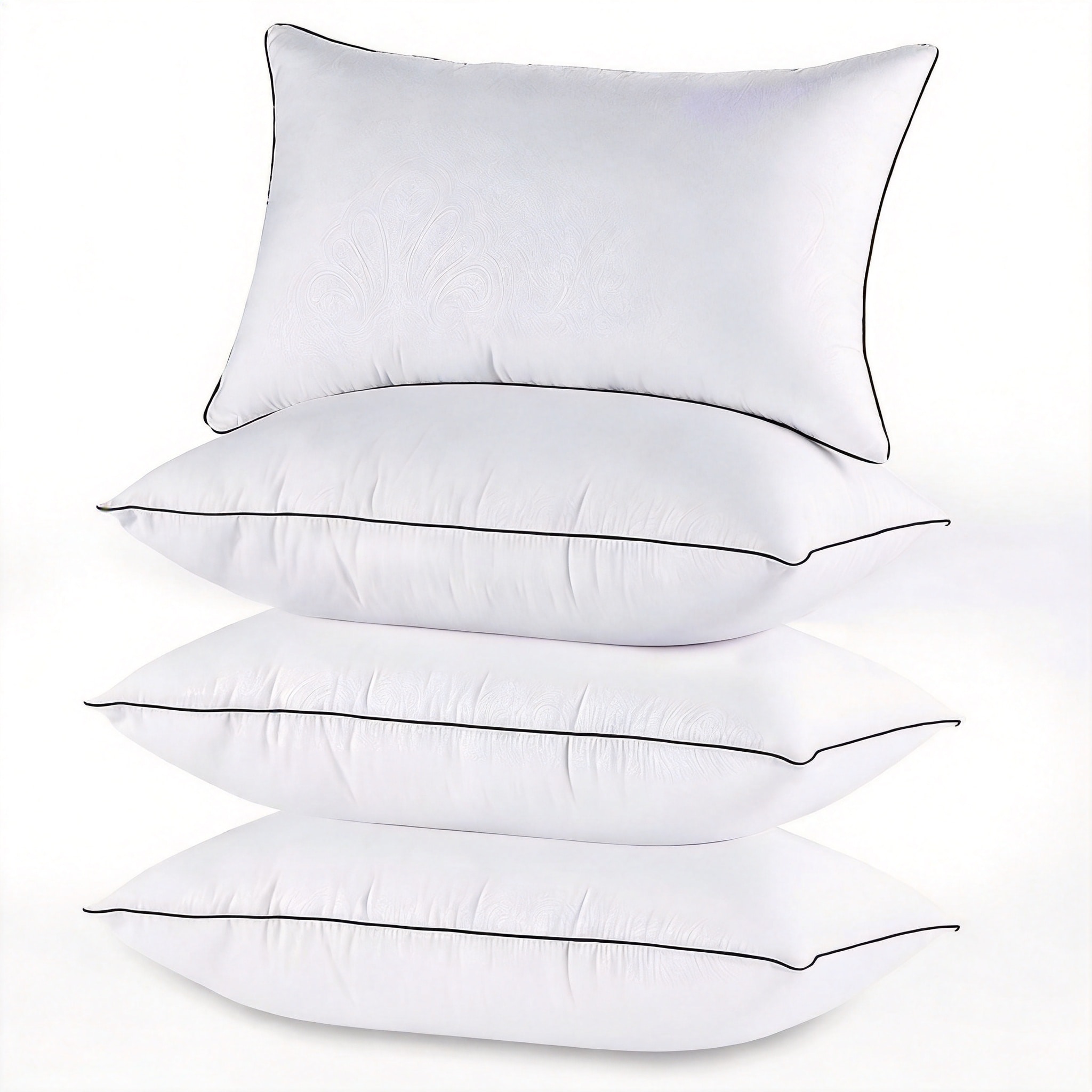 CovertSafe 4 Pack Soft Supportive Down Alternative Bedows Side Sleepers Hotel