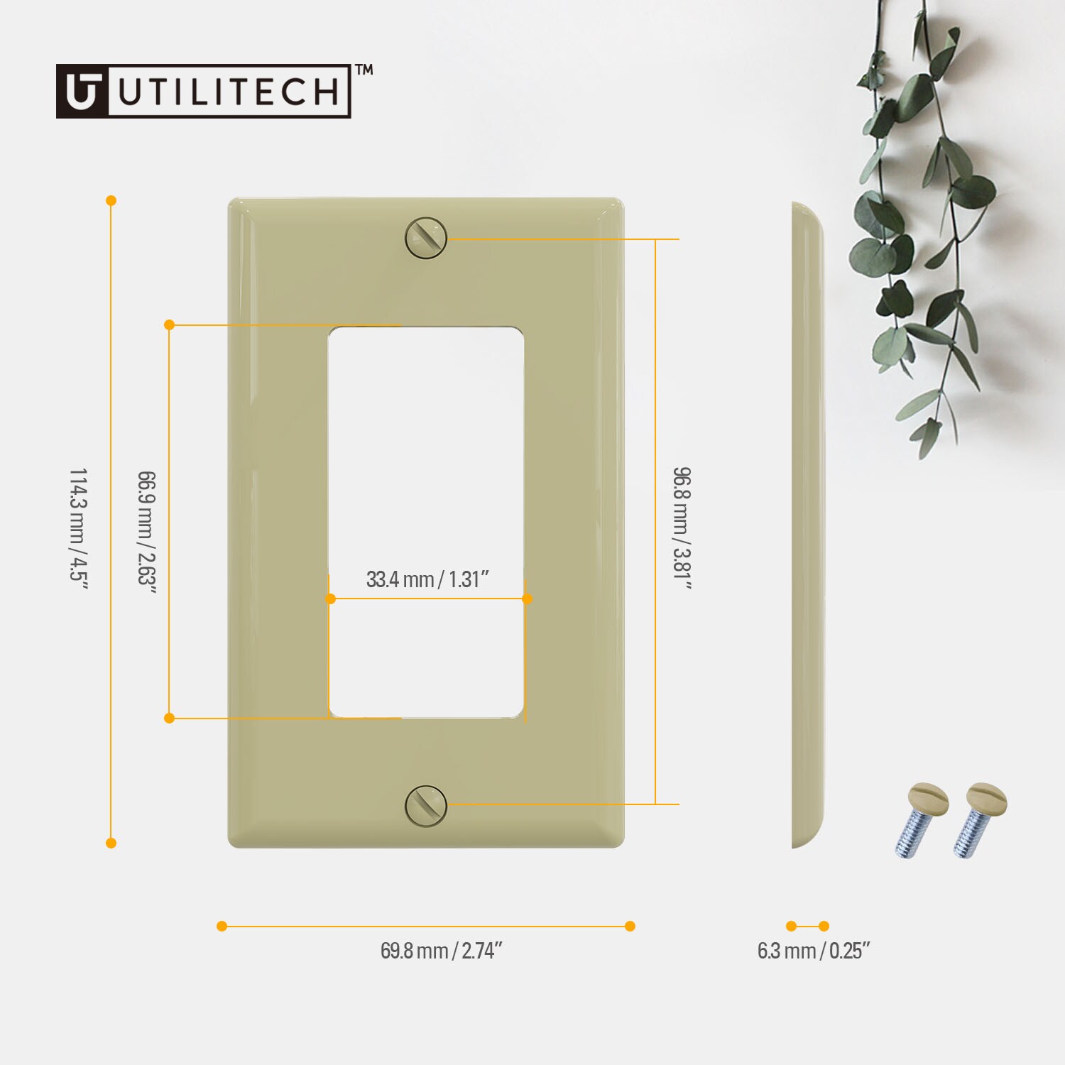 Utilitech 3031-IV10 Electrical-Wall-Plates - View #3
