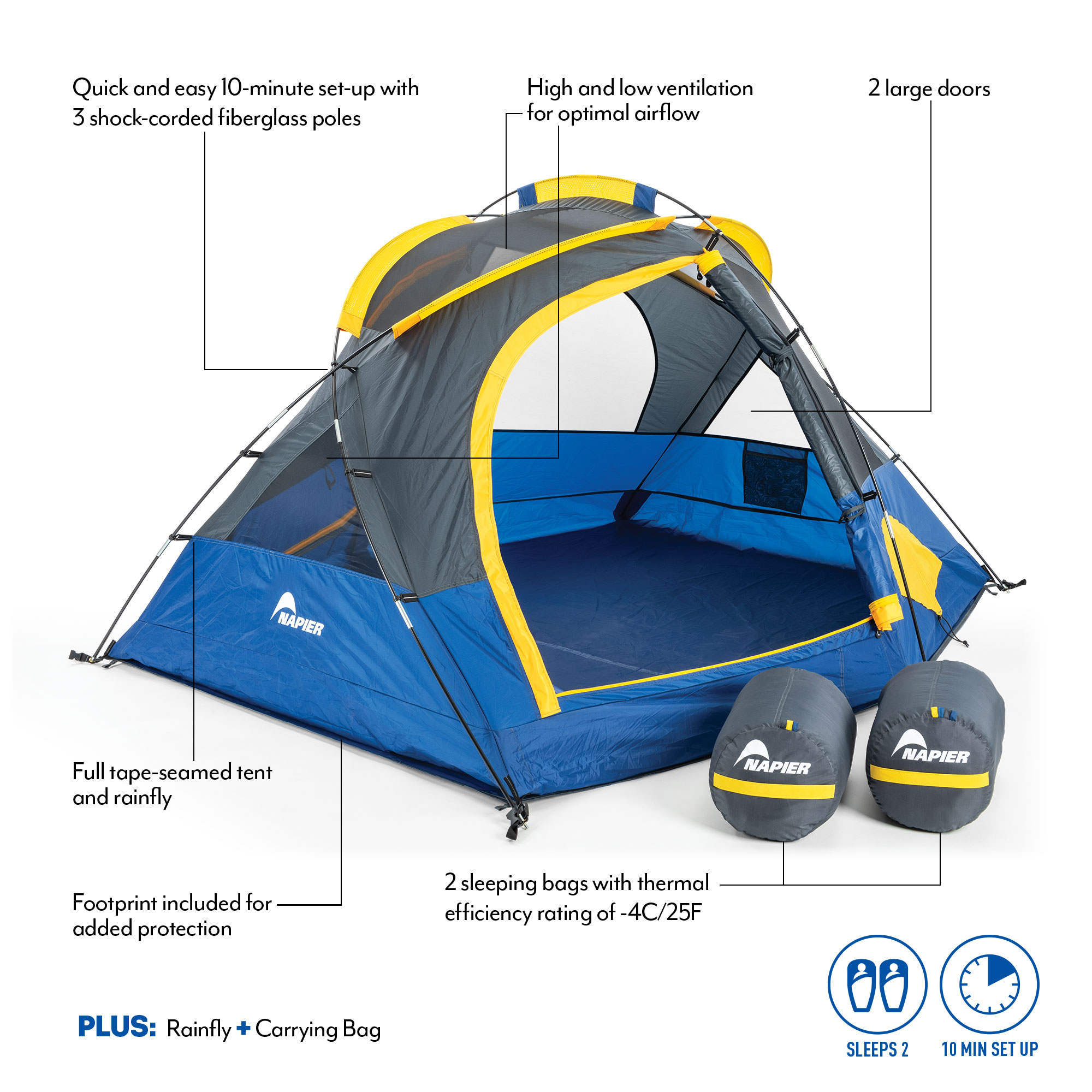 Napier Outdoors 91200 tents - View #2