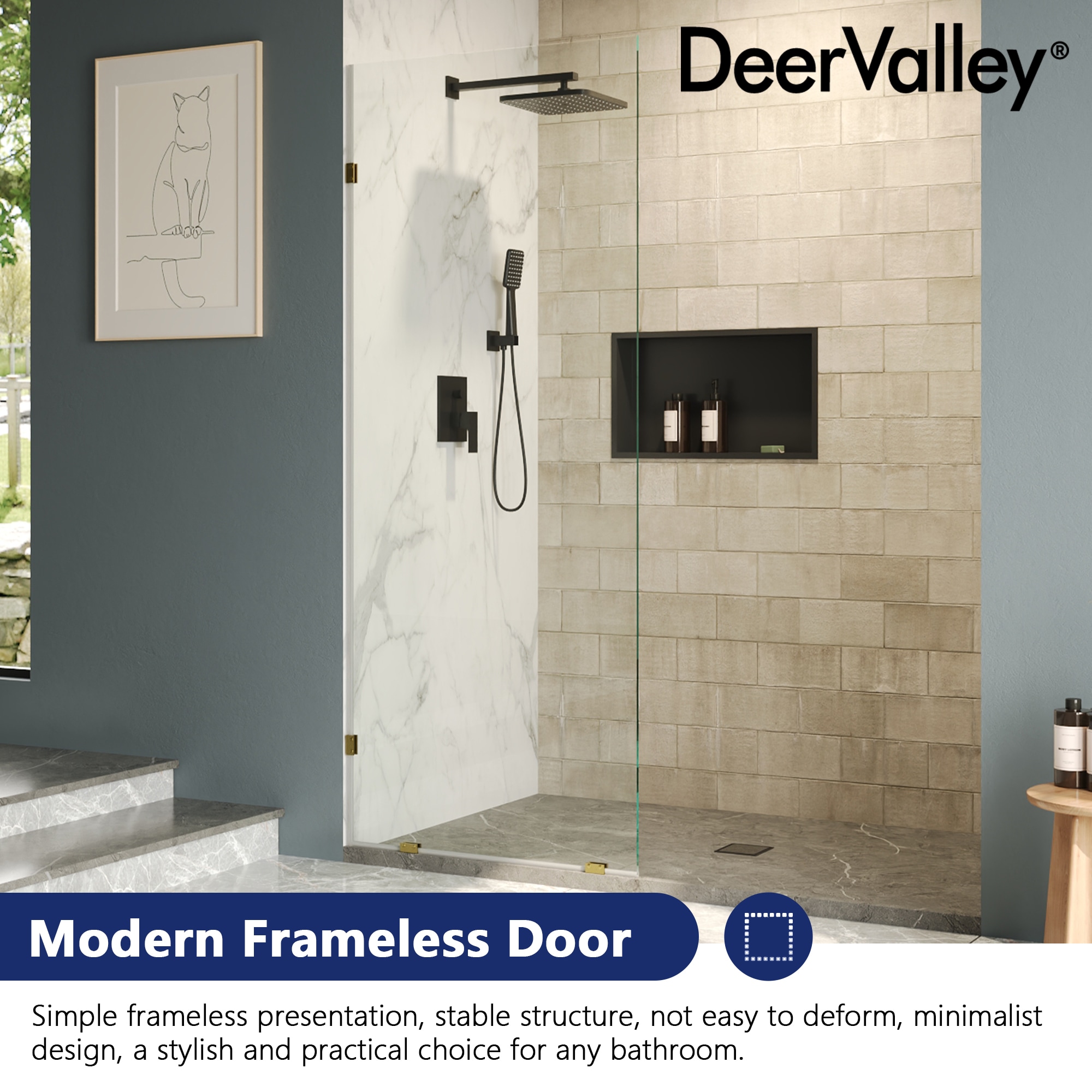 DeerValley DV-1SD0221G Shower-Doors - View #6