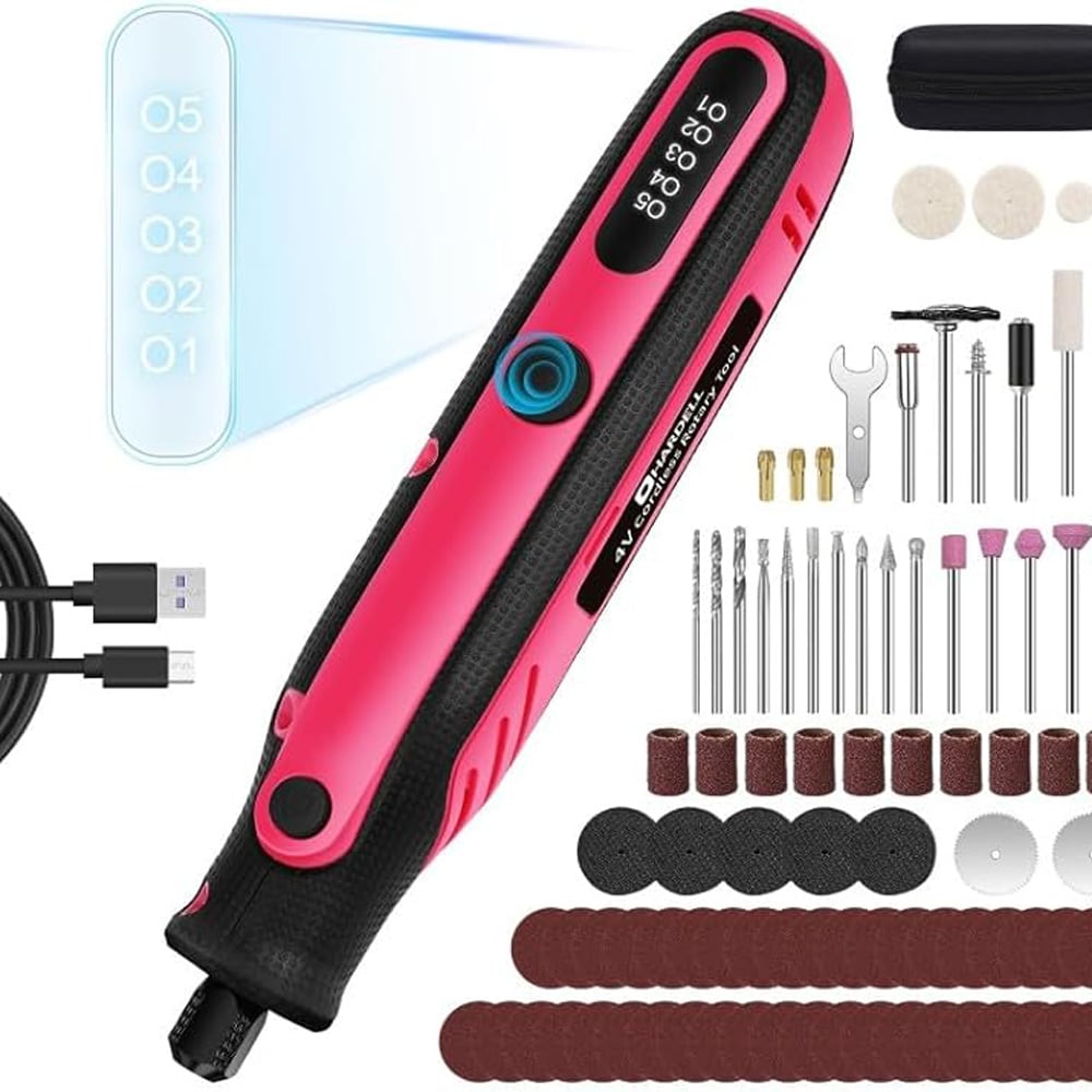 HARDELL B0C-Y5J-16RM Mini Cordless Rotary Tool with 508pcs Accessories