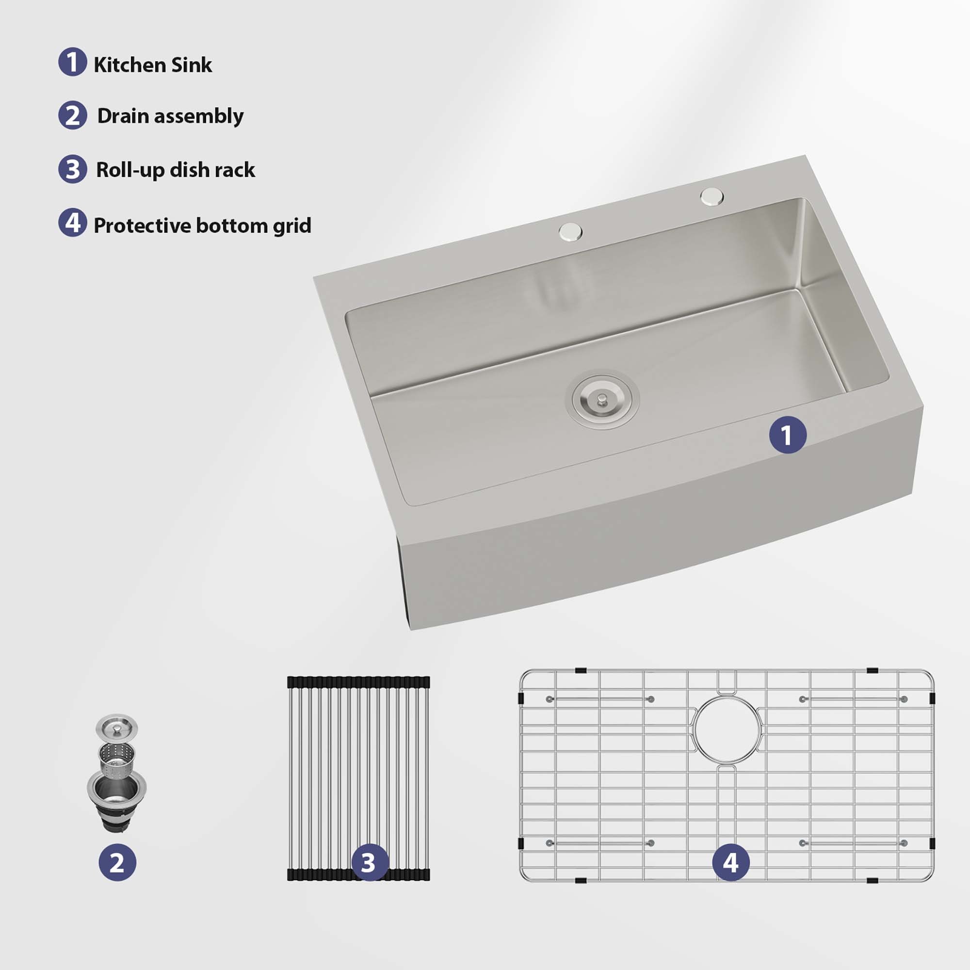 Fun Orange FUN26W5878-16 Kitchen-Sinks - View #2