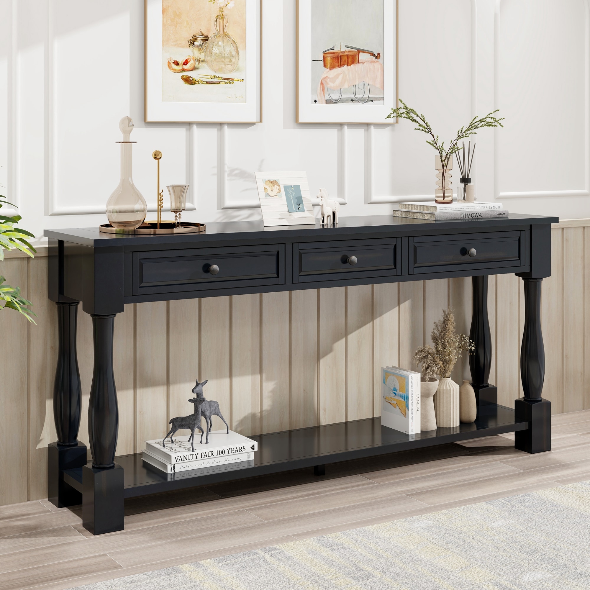 Mondawe Modern Distressed Console Table at Lowes.com