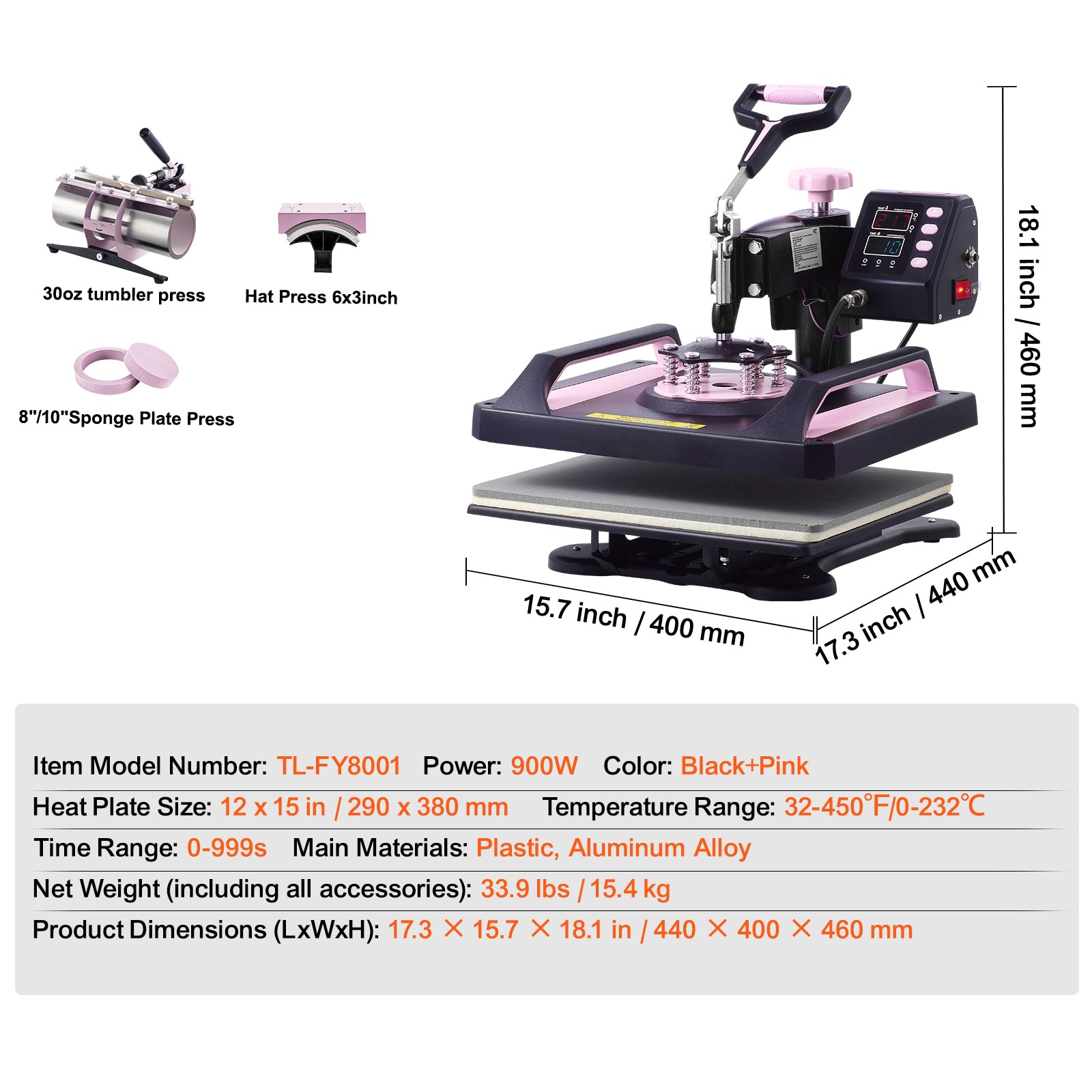 VEVOR SCYTS30OZ12107966V1 Crafting-Machines-Accessories - View #7
