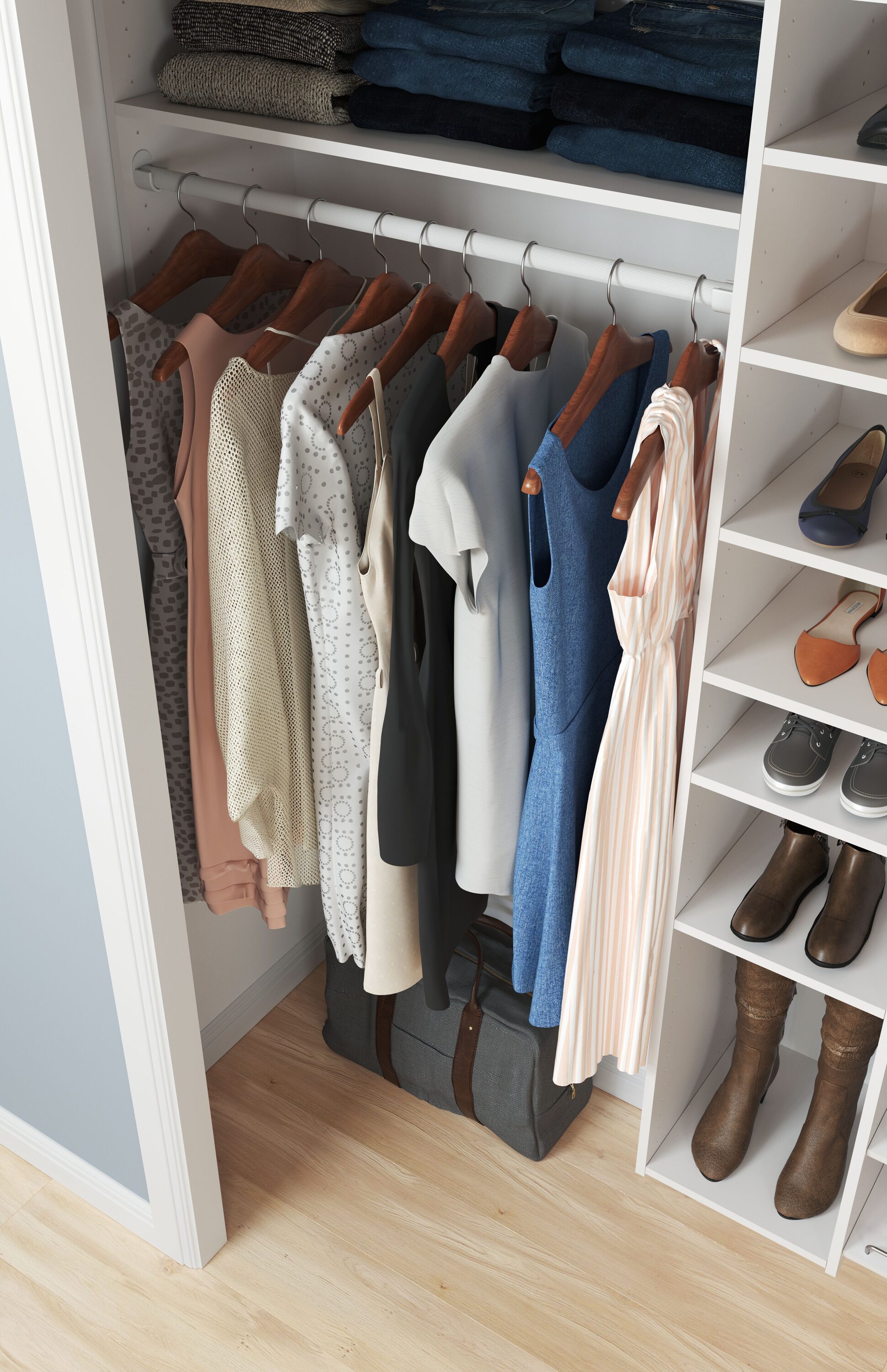 Easy Track PH44-WH Wood-Closet-Kits - View #8