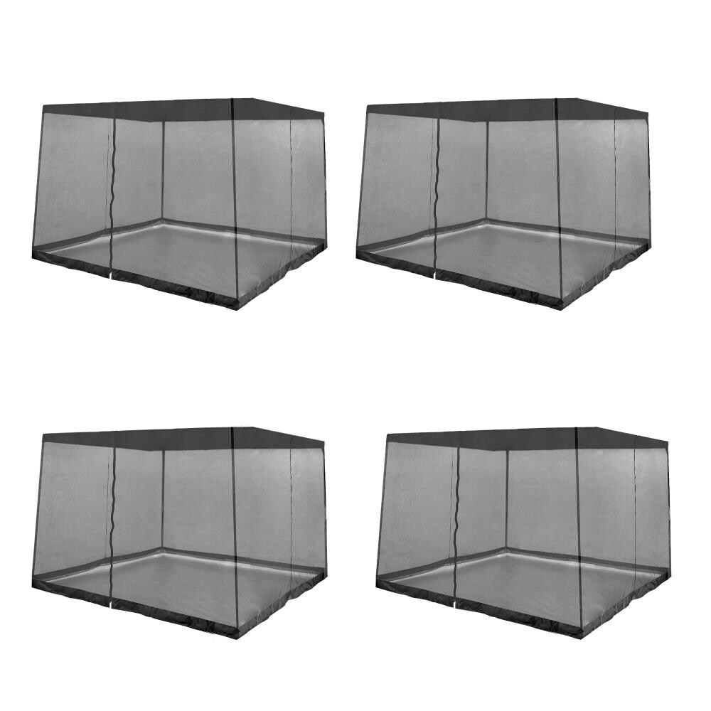 13-ft L Square Black and Gray Pop-Up Canopy | - Z-Shade 115100