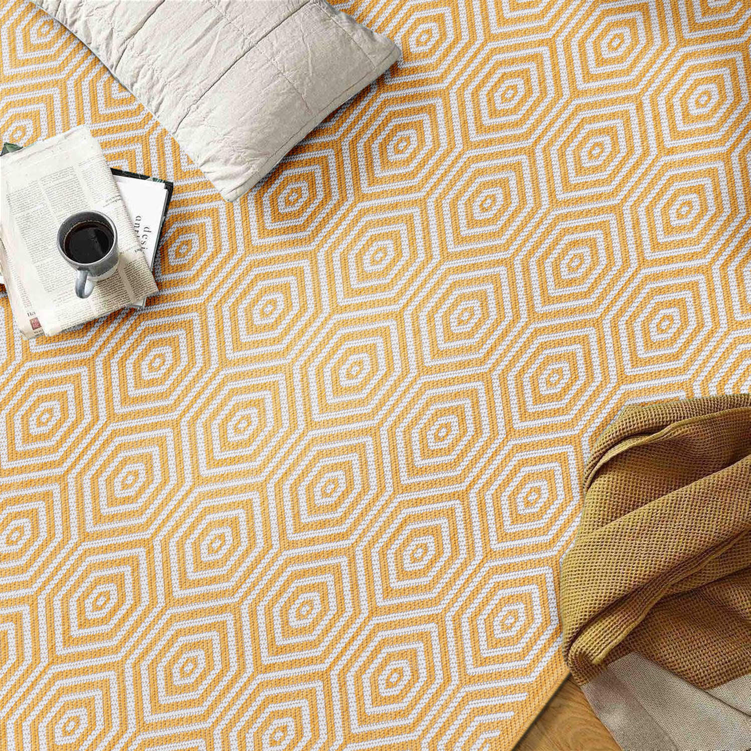 World Rug Gallery 120YELLOW5X7 rugs - View #10