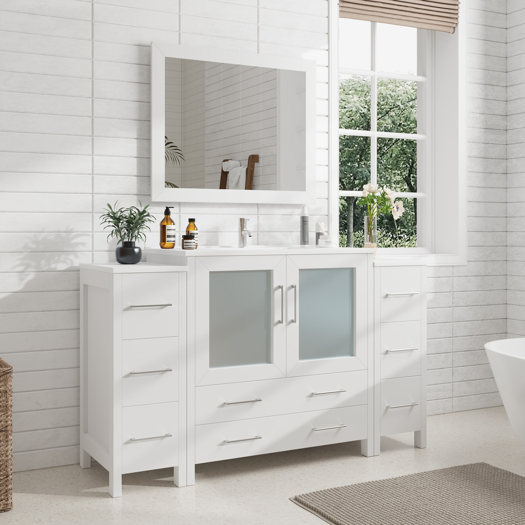 Vanity Art VA3036-60W Bath-Vanity-Combo - View #2