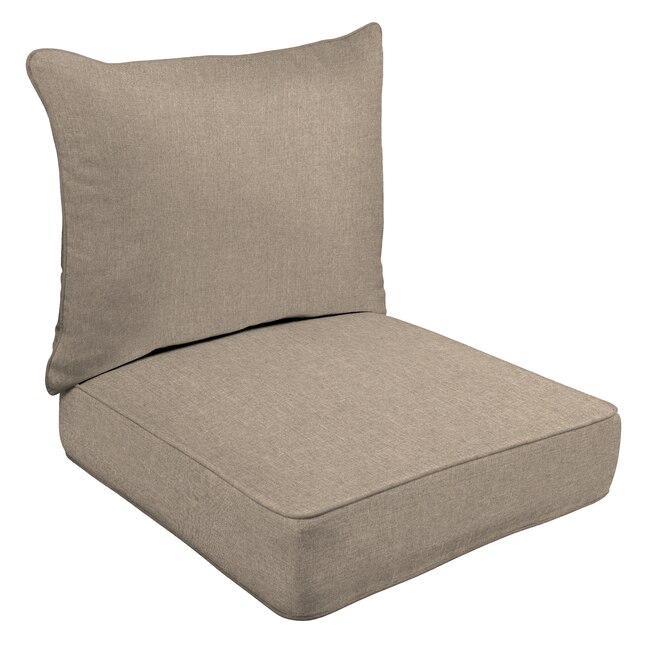Roth Sunbrella Cast Ash Deep Seat Patio, Replacement Cushions Outdoor Furniture Sunbrella