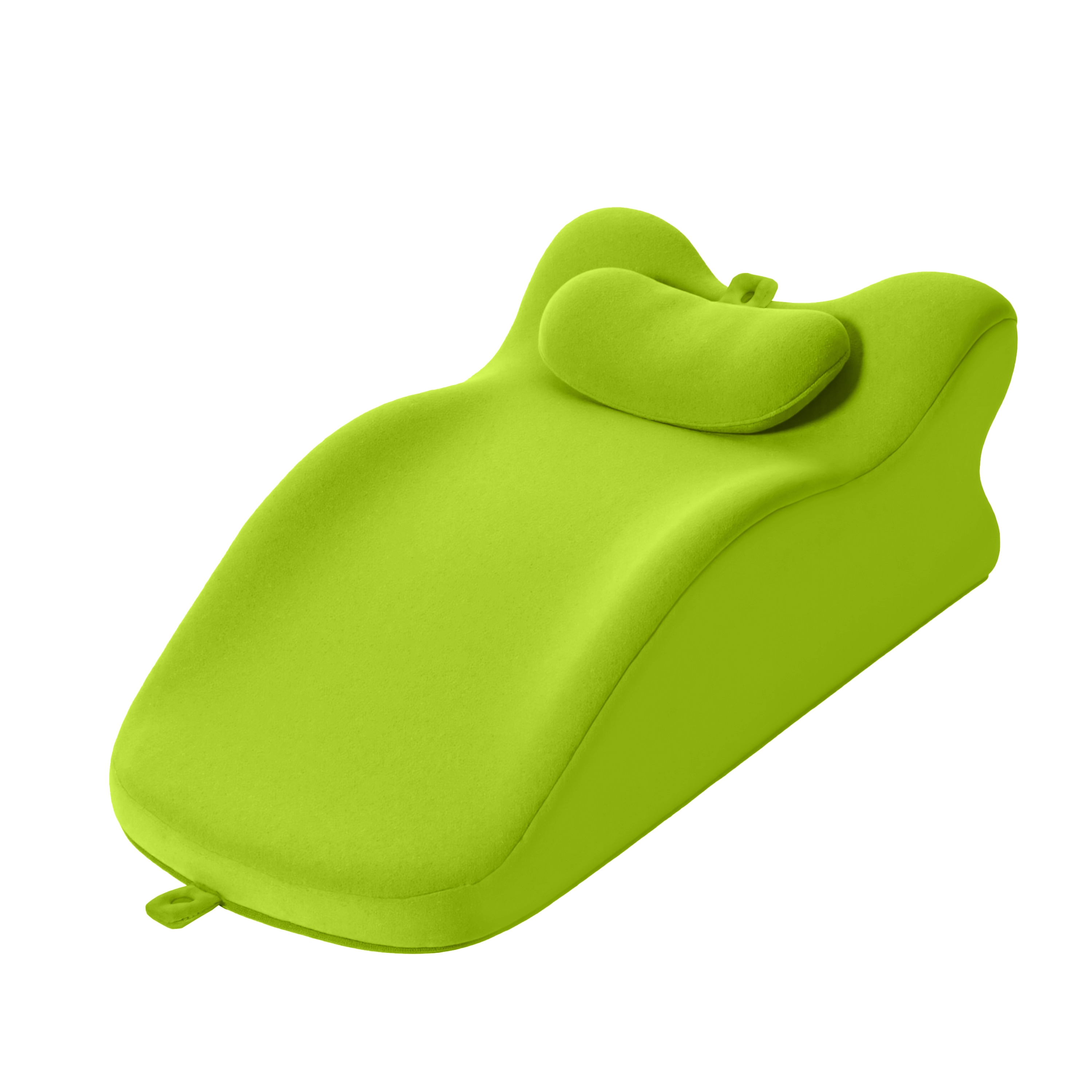 FUIOP MYUT 23.6-in L x 13.4-in W Ergonomic Multi-Functional Memory Foam Rectangular Bed Pillow in Green