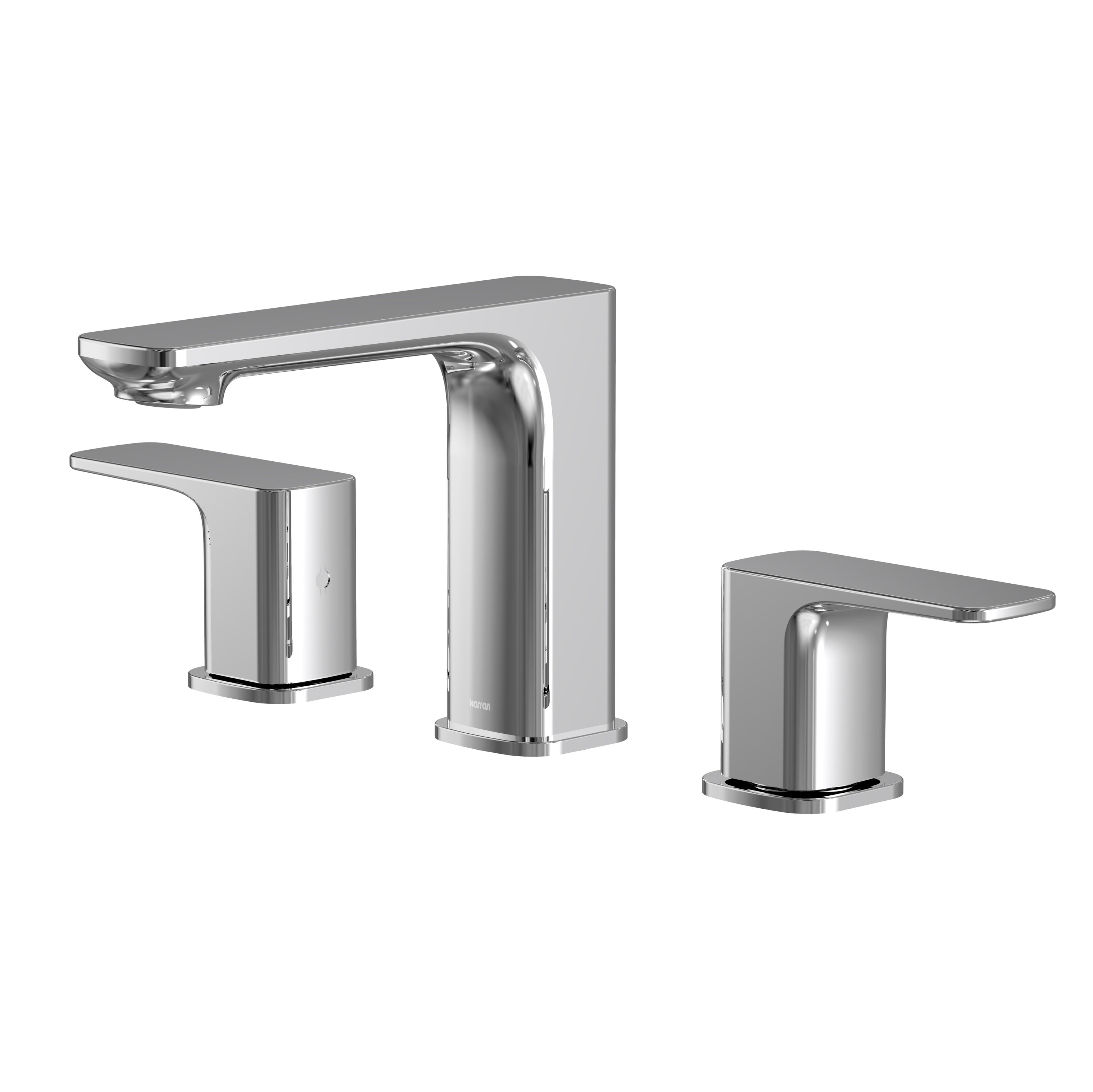 Venda Chrome Widespread 2-Handle Bathroom Faucet with Drain Assembly