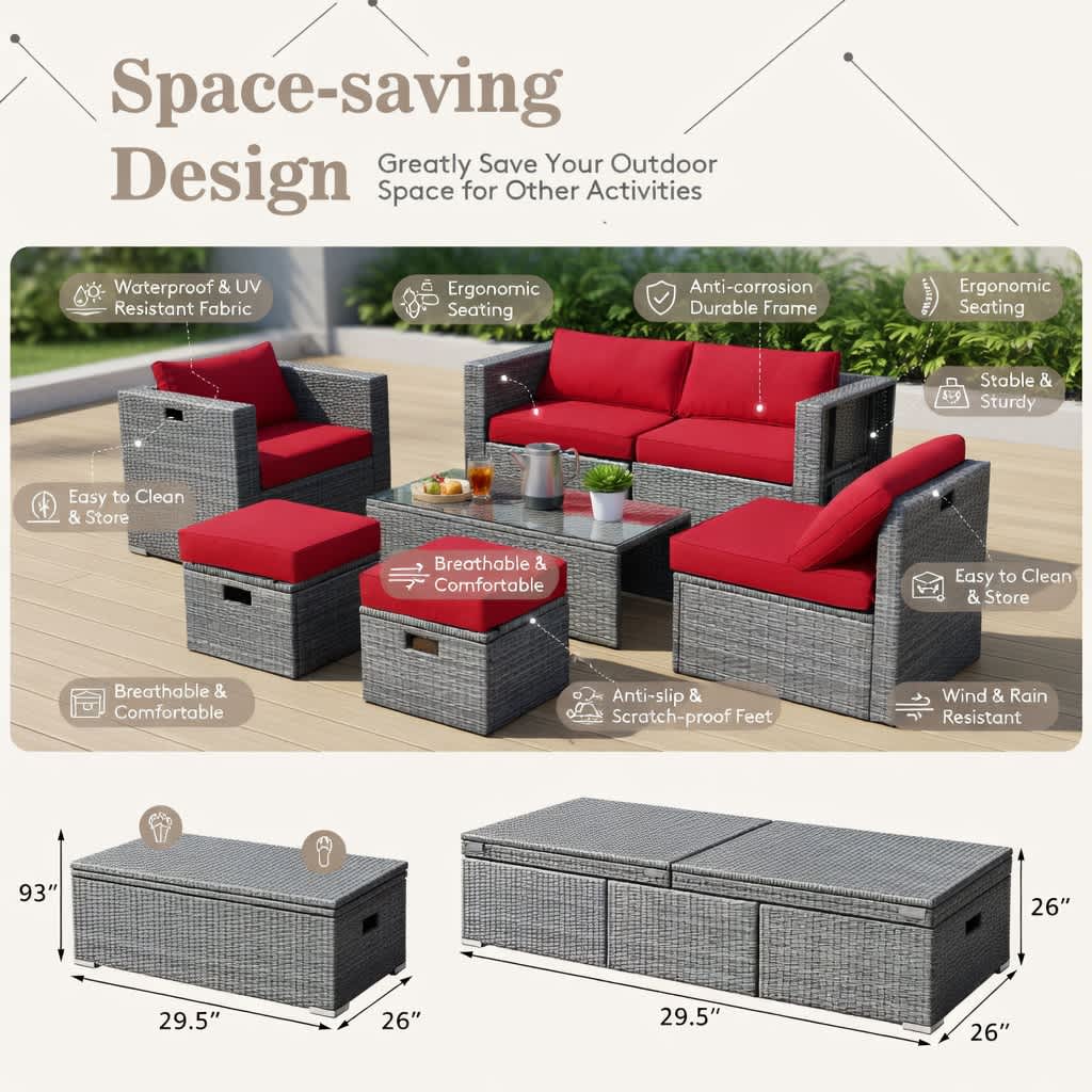 VERYKE 6165598115209 Patio-Conversation-Sets - View #7