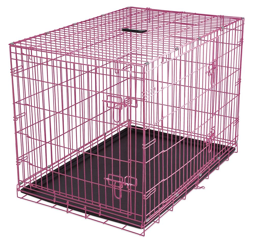 GJEASE Car Dog Crate Cat Kennel Large Pet Cage Portable Foldable for Small Medium and Large Size Dogs and Cats 