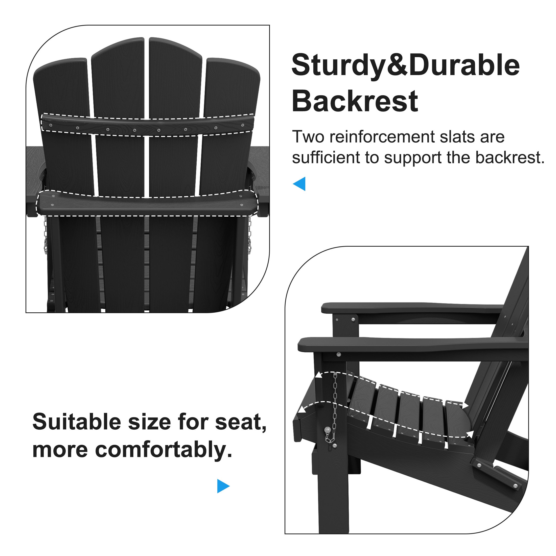 JEAREY PSQWY-ZD-GY Patio-Chairs - View #6