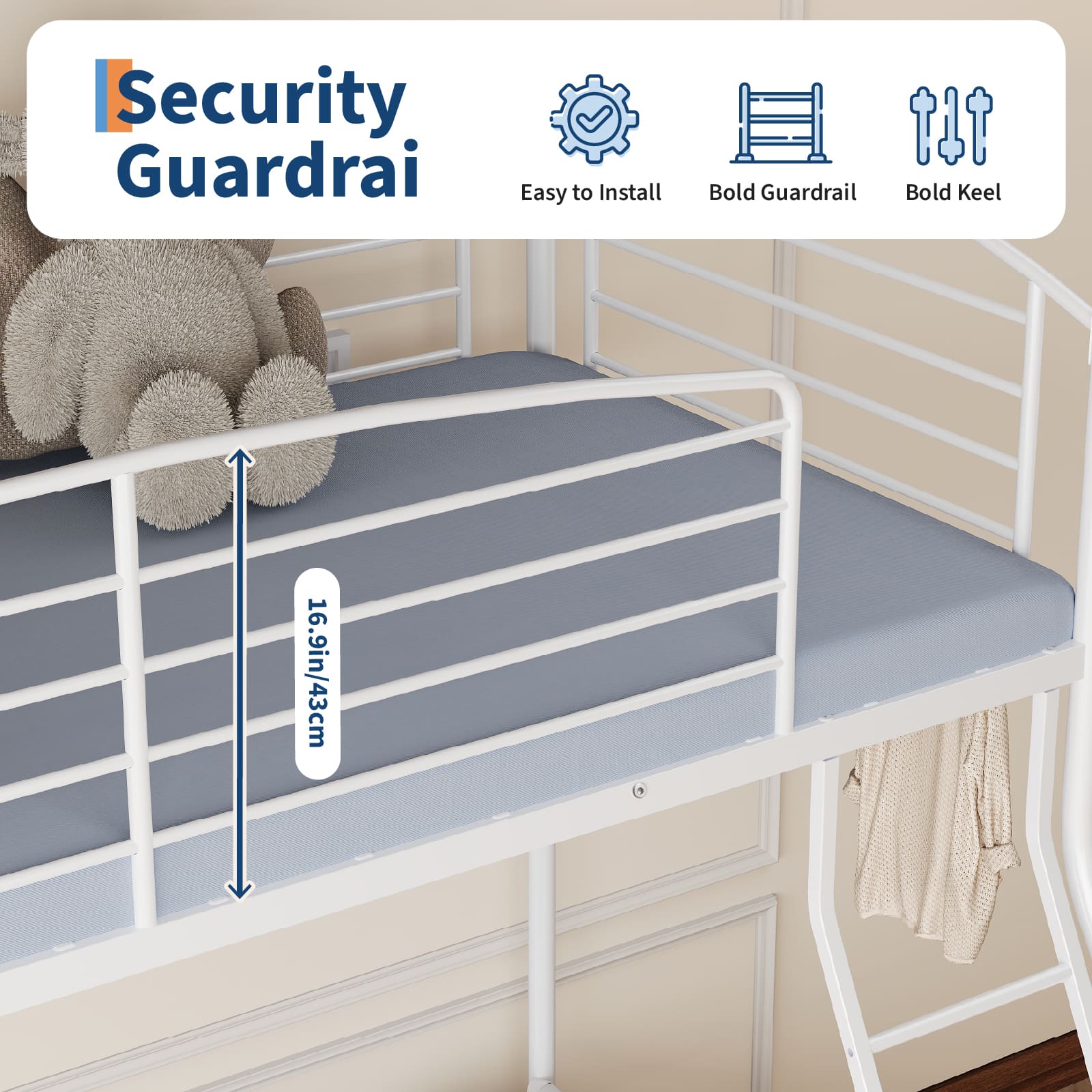 Garvee CK0-F6YEH-JP Bunk-Beds - View #2