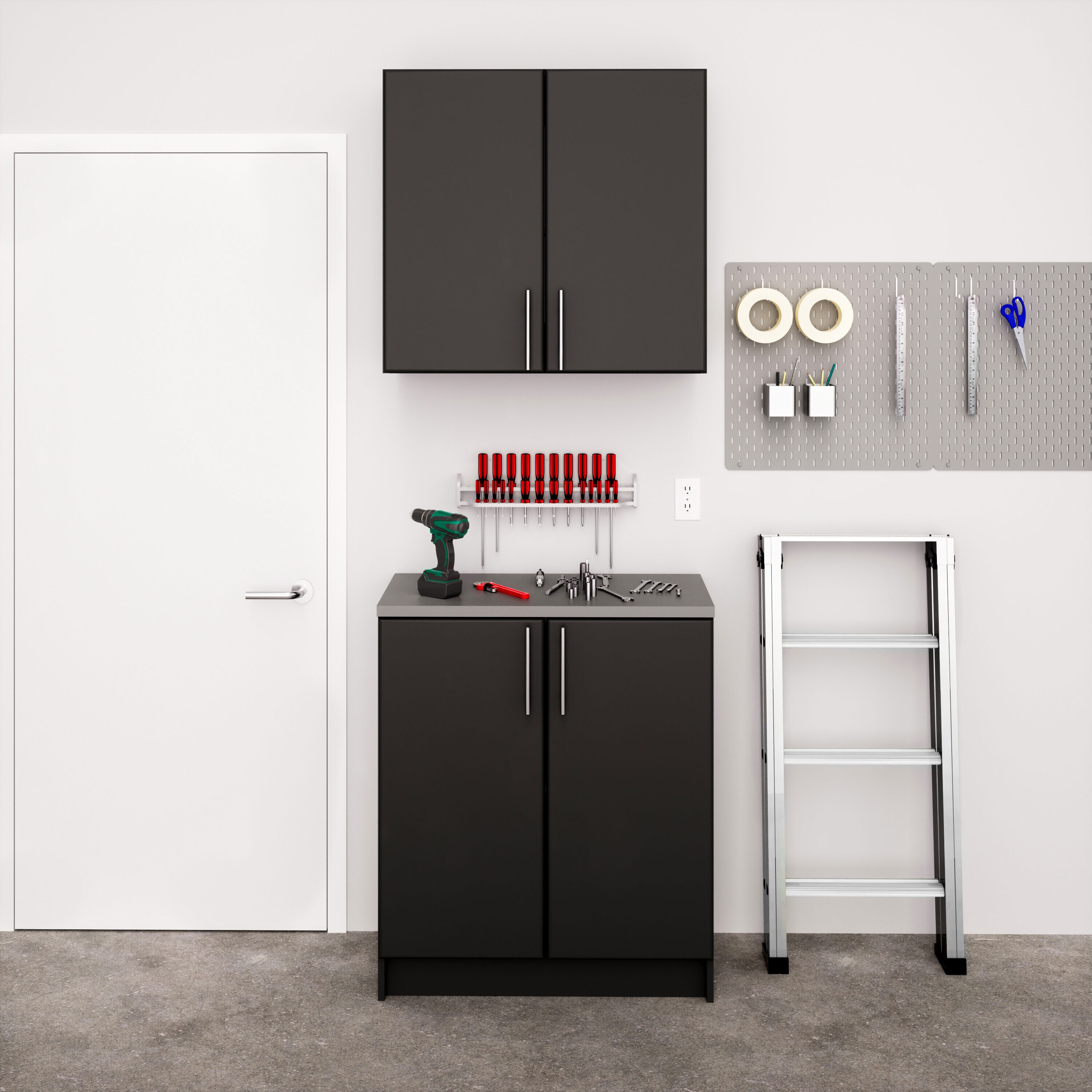 Prepac BRSX-1017-2M Utility-Storage-Cabinets - View #3