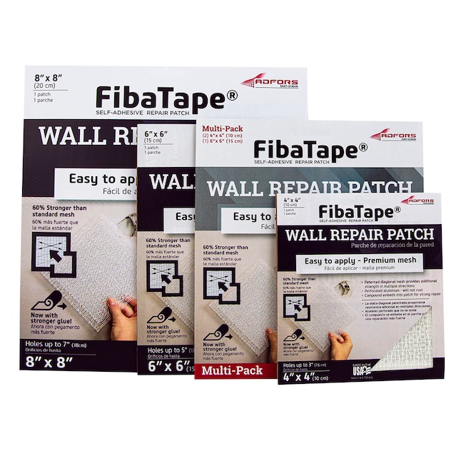 Saint-Gobain ADFORS Fibatape Patch Multi-Pack 7.3-in x 0.01-in Drywall Repair Patch Saint-Gobain ADFORS Fibatape Patch Multi-Pack 7.3-in x 0.01-in Drywall Repair Patch