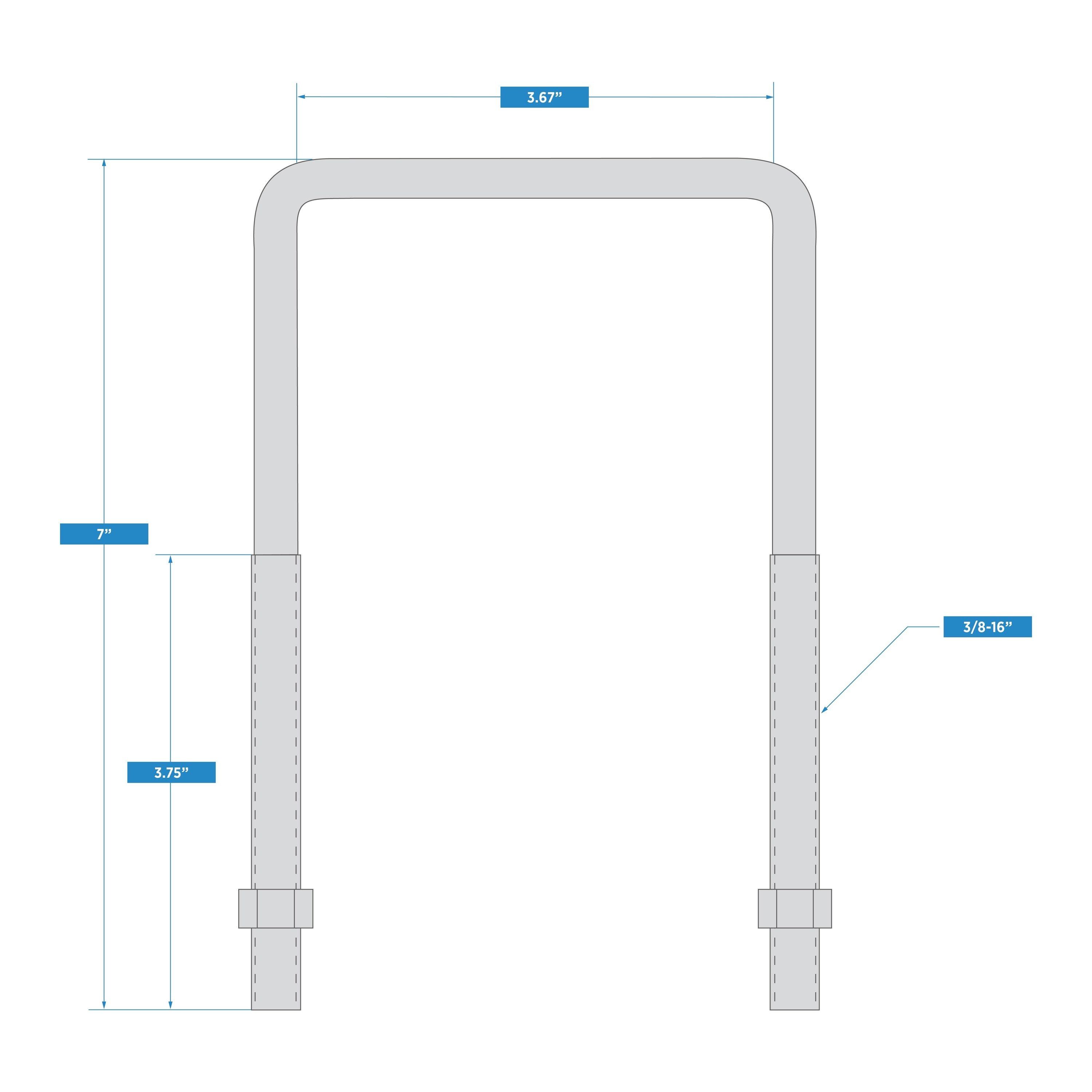 National Hardware N245-027 U-Bolts - View #4