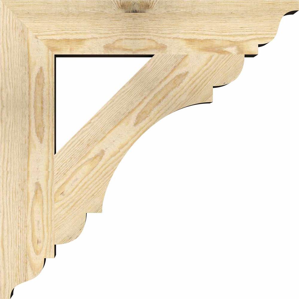 Ekena Millwork BKT04X22X22OLY01RDF Exterior-Brackets-Braces - View #3