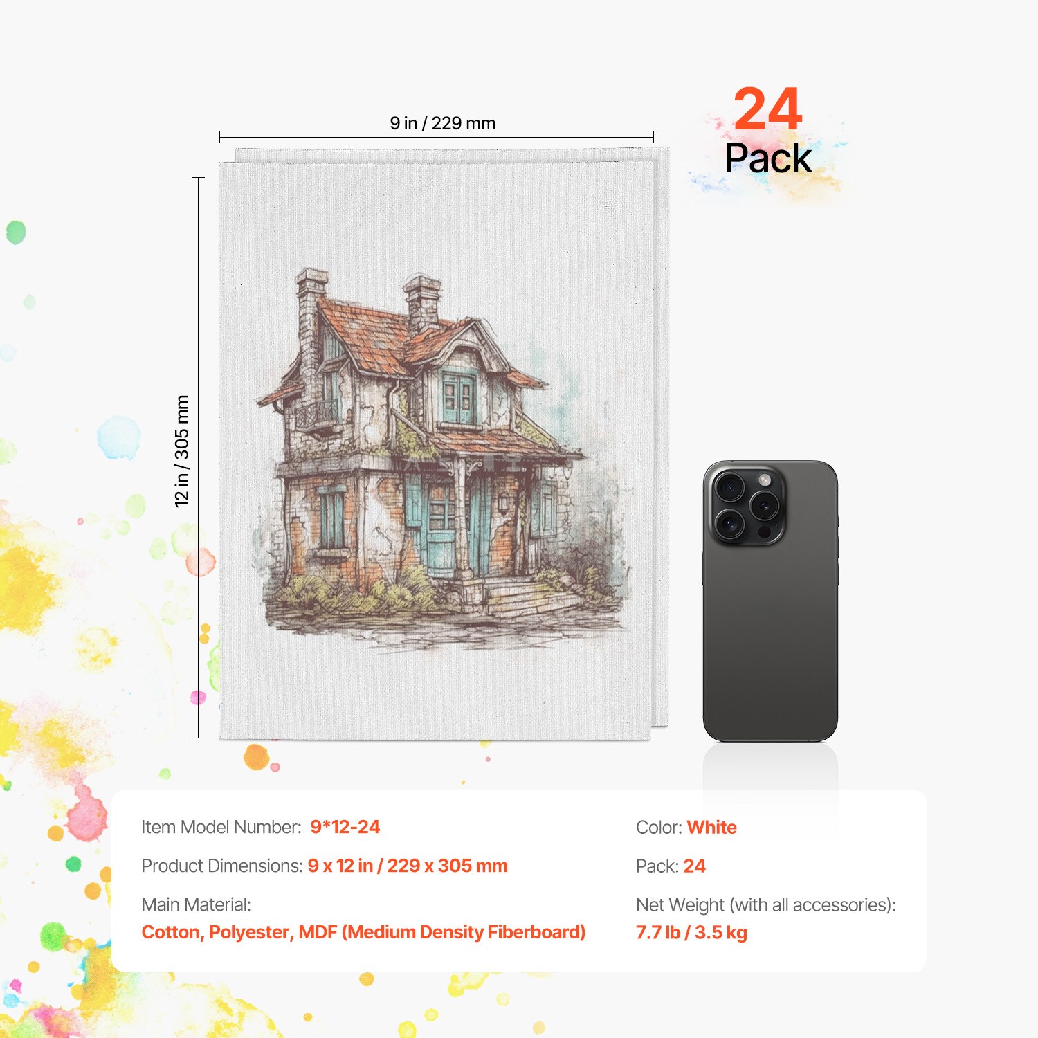 VEVOR HHFB912INCH2ZRA7AV0 Drop-Cloths - View #8