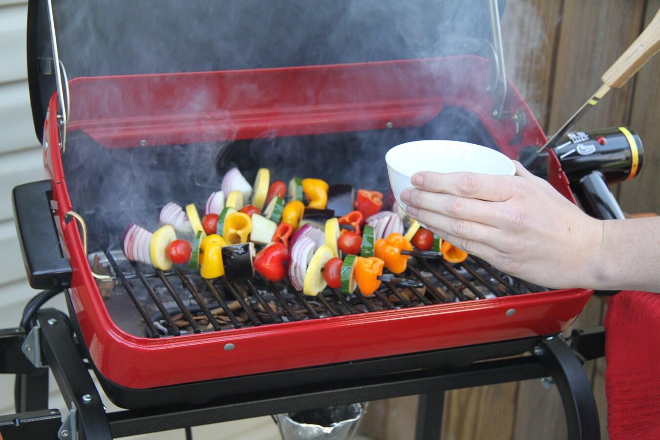 Americana 1500-Watt Satin Black Electric Grill in the Electric Grills  department at