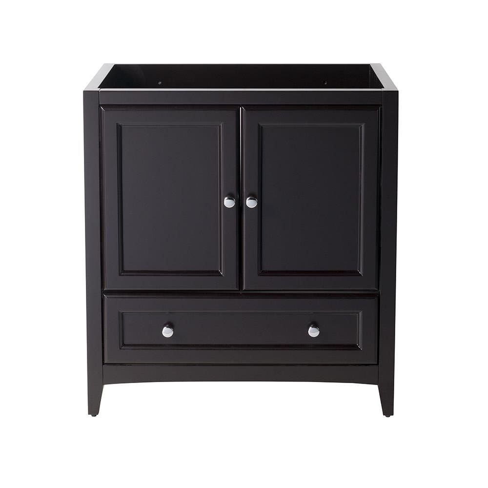 Fresca FCB2030ES Oxford 30-in Espresso Bathroom Vanity Base Cabinet without Top