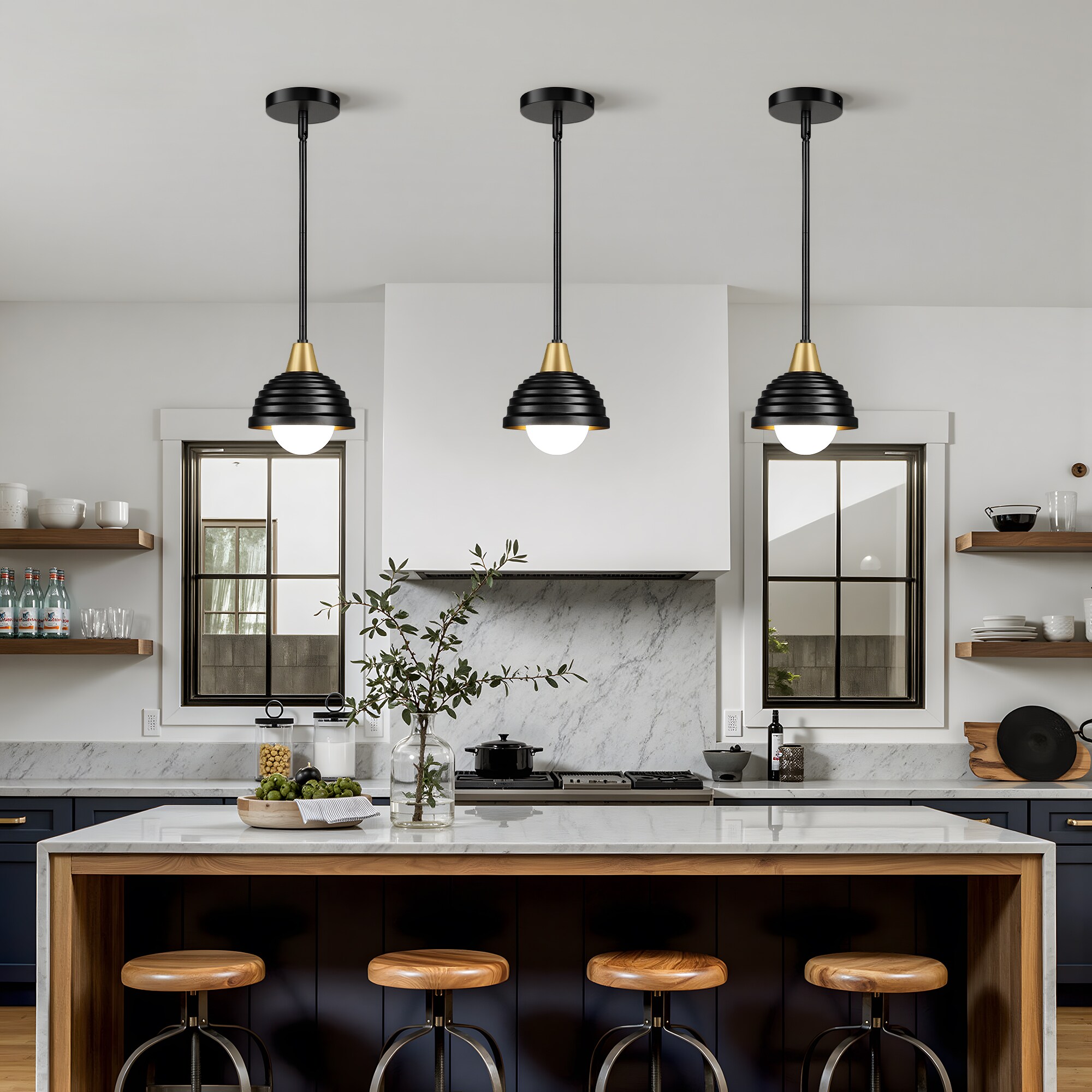 KAISITE 8237PL-01BG-US-3P Pendant-Lights - View #2