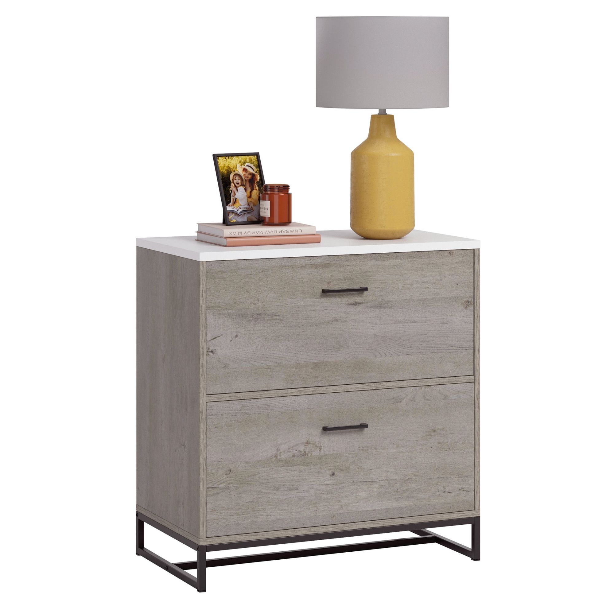  Tremont Row File Cabinet Mystic Oak finish