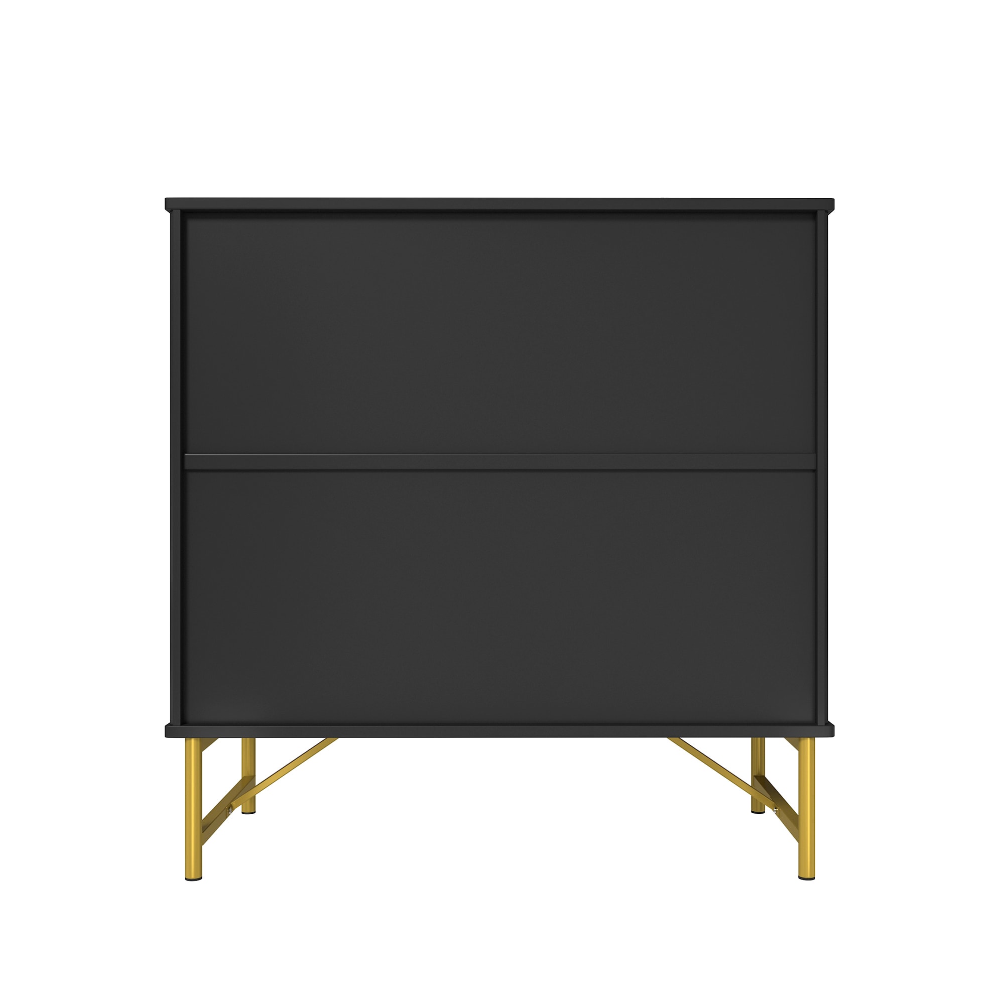Clihome 15.75-in W x 31.5-in H Mdf Black Freestanding Utility Storage Cabinet
