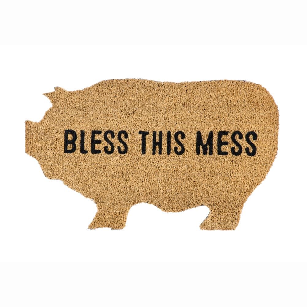 Evergreen 2RM615 2-ft x 3-ft Multi Coir Rectangular Outdoor Decorative Funny Door Mat