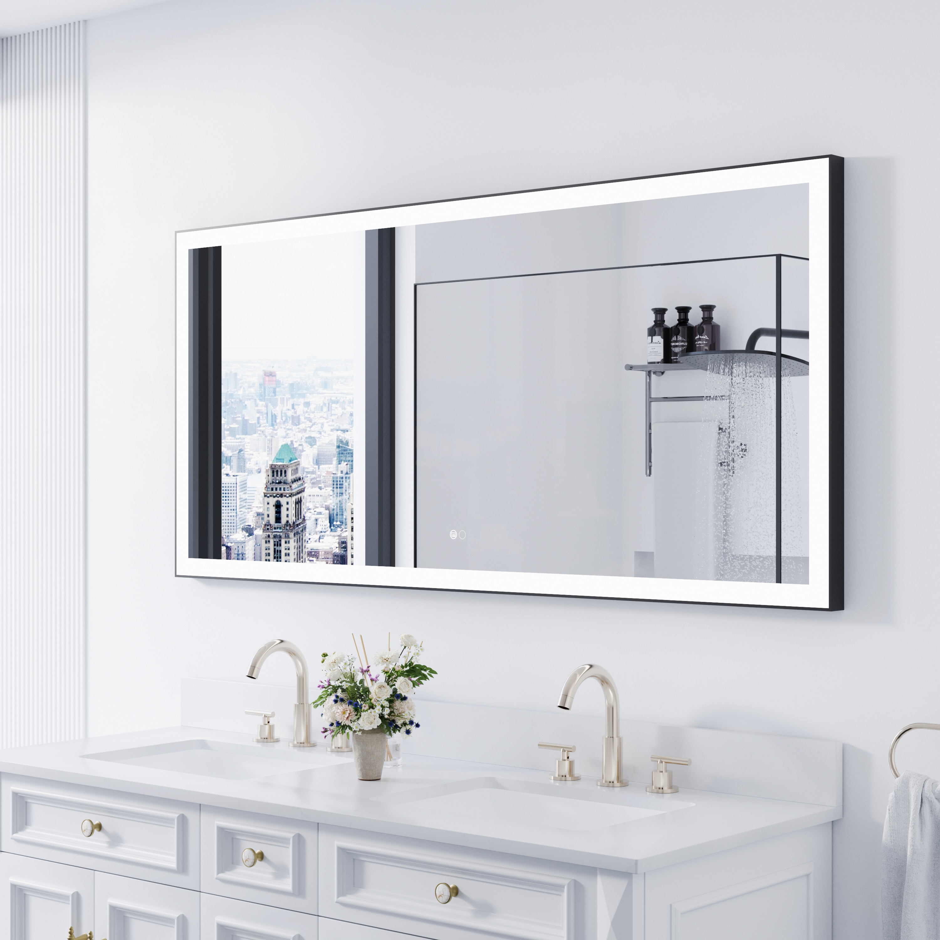 Forclover MEAM-5F6028MB Framed-Bath-Mirrors - View #16