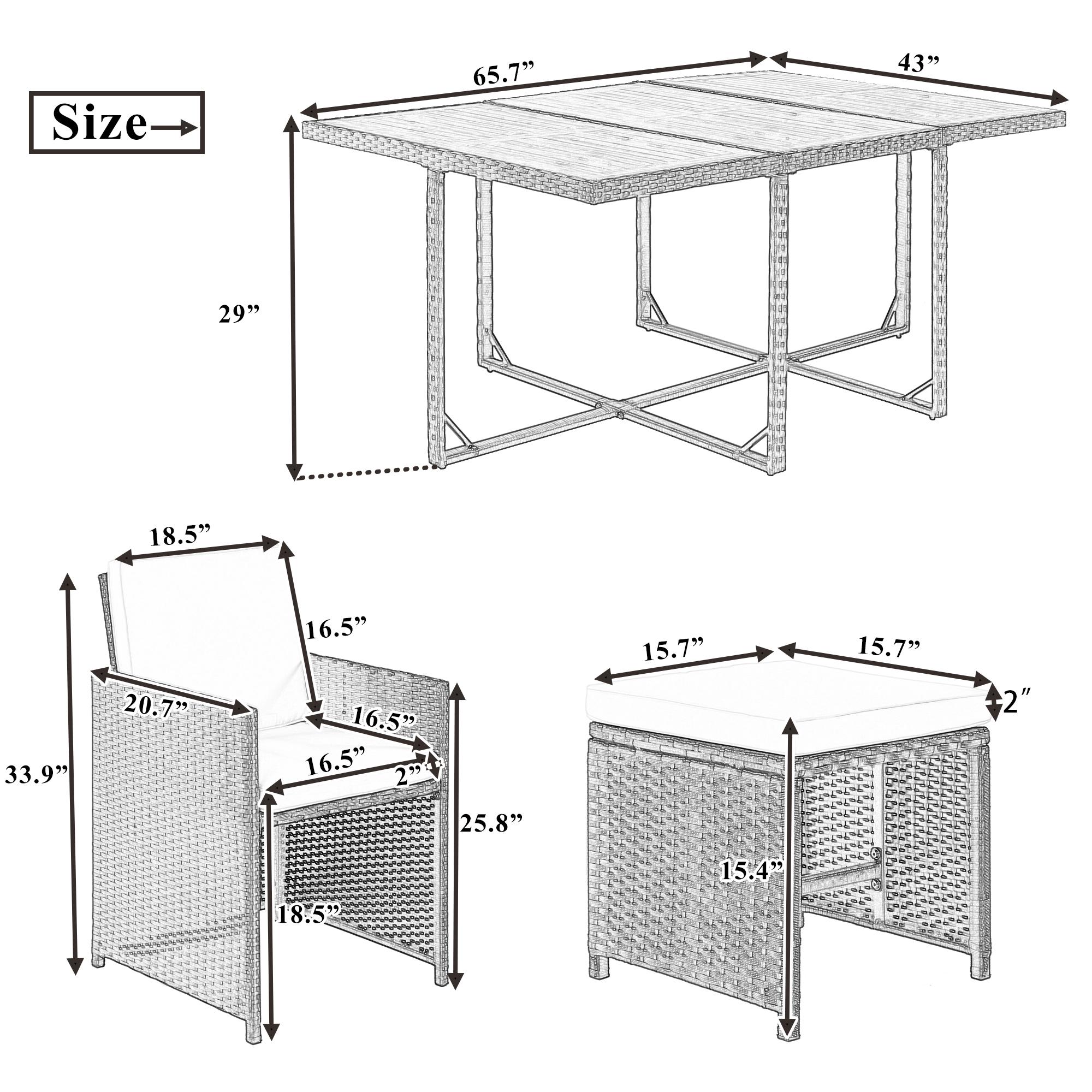 Bayfeve BF-248A-PDS Patio-Dining-Sets - View #7