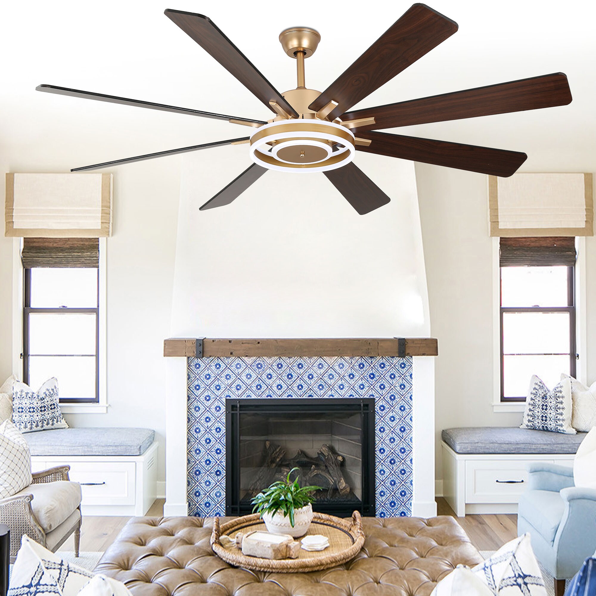 Oaks Decor DC7202-G Ceiling-Fans - View #2