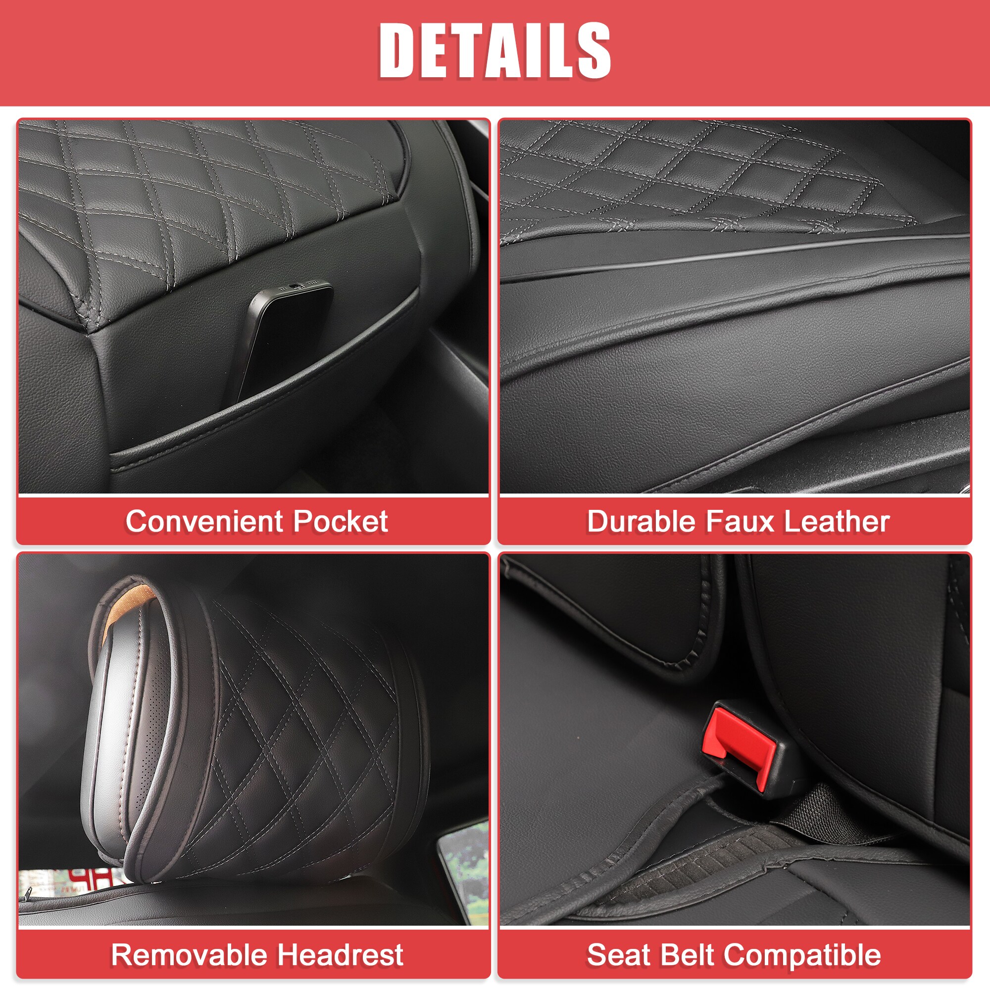 Unique Bargains S25112102UX1849 Car-Seat-Covers - View #5