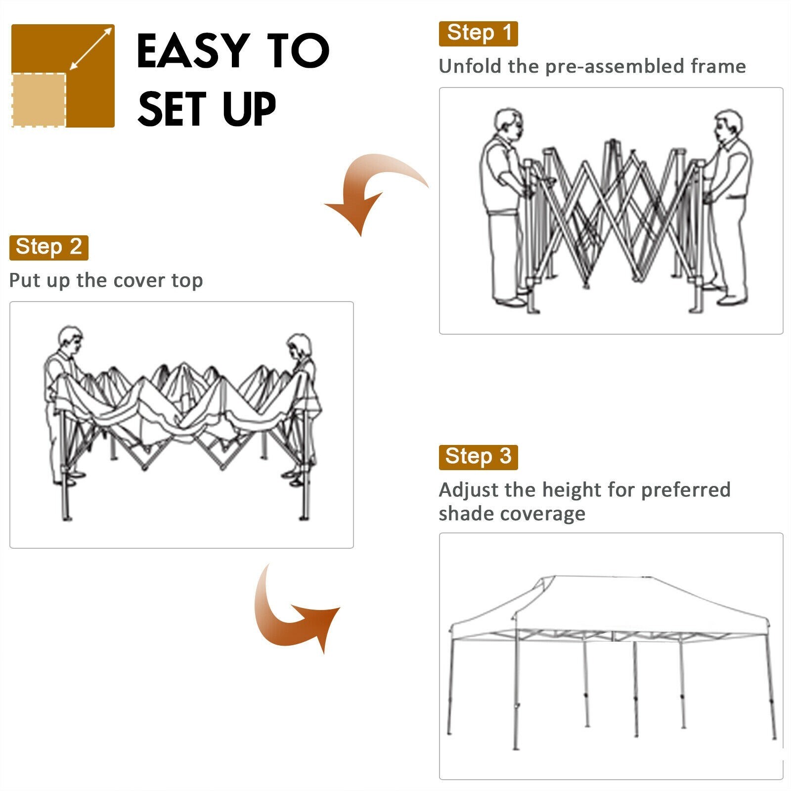 Clihome CWCH-OP70659WH Canopies-Sl - View #7