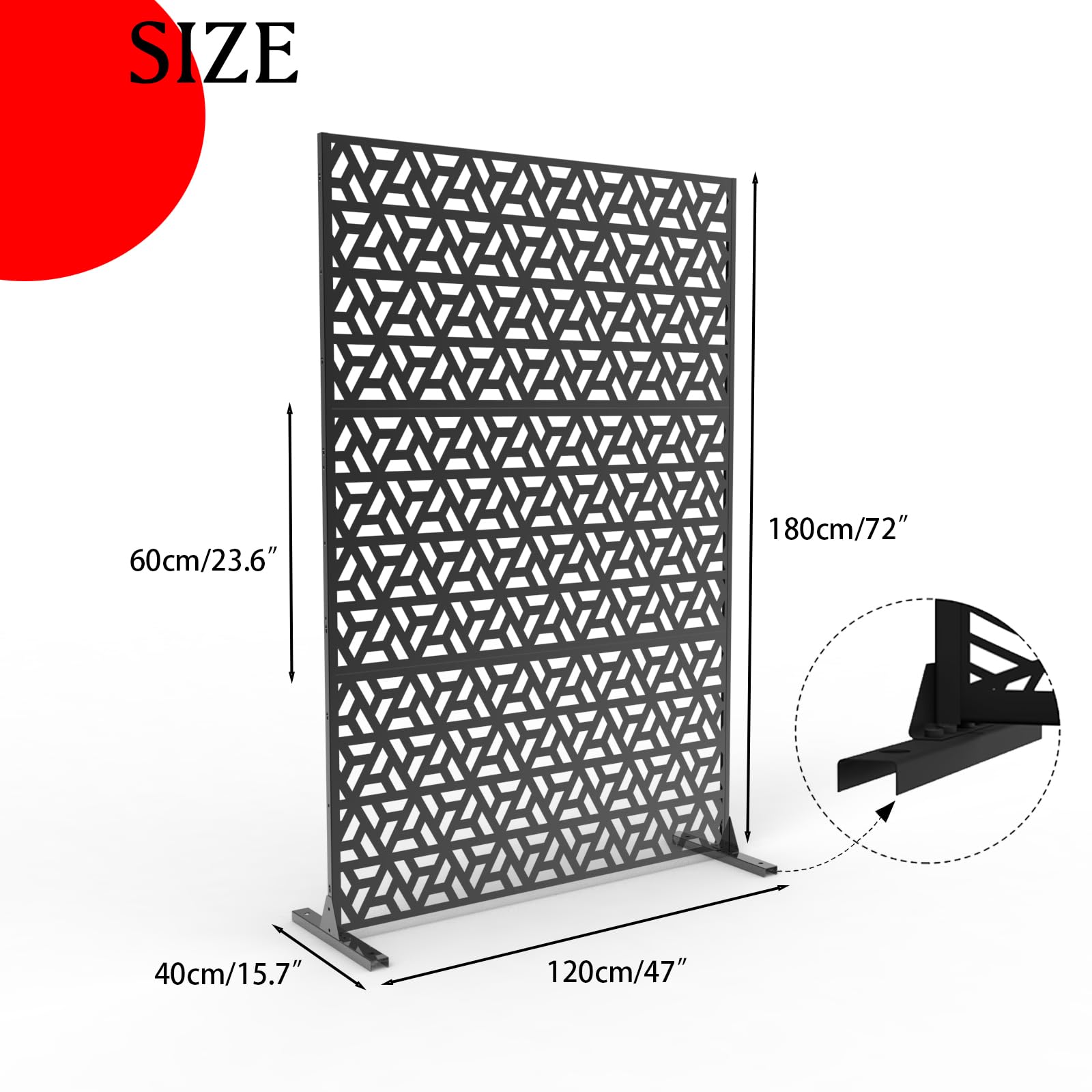 GarveeLife FLYPPG33C9NNJD Outdoor-Privacy-Screen - View #3