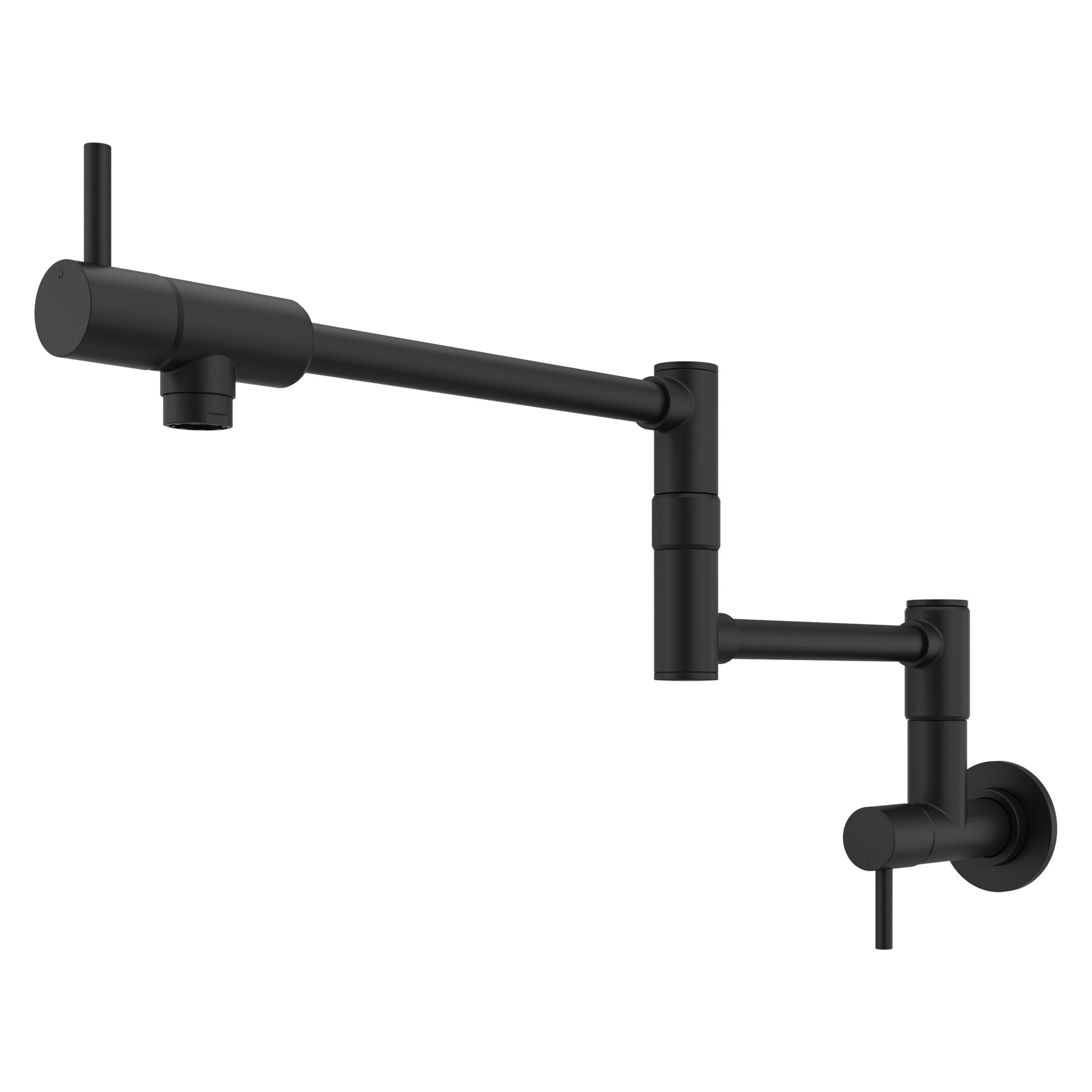 Pfister Lita Matte Black Single Handle Wall-mount Pot Filler Kitchen ...