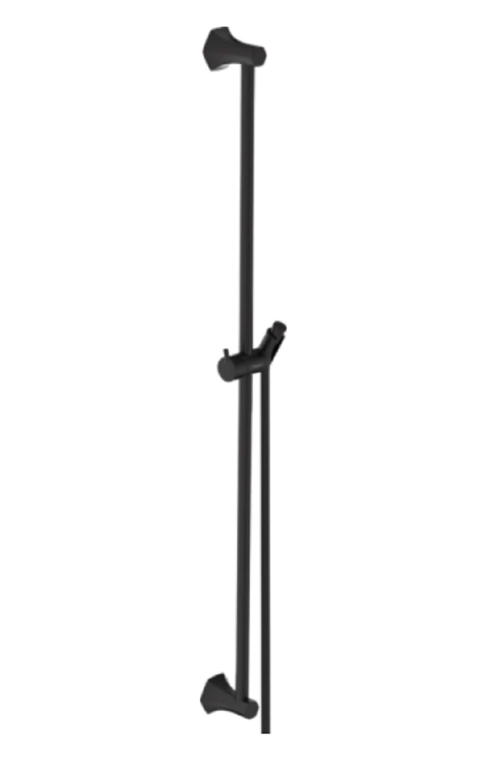 Hansgrohe 04832670 Locarno Matte Black 3.5-Inches Universal Shower Shower holder with hose