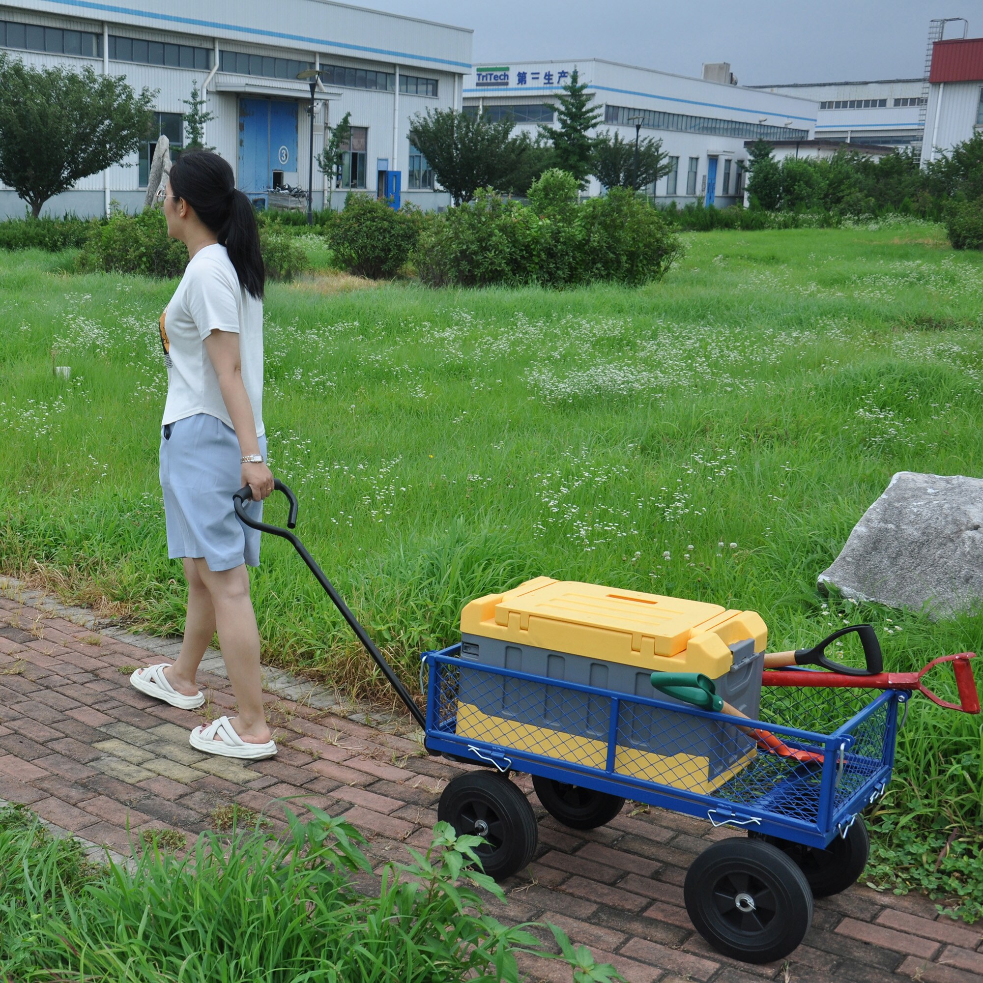 SINOFURN SYB010030BL Yard-Carts - View #2