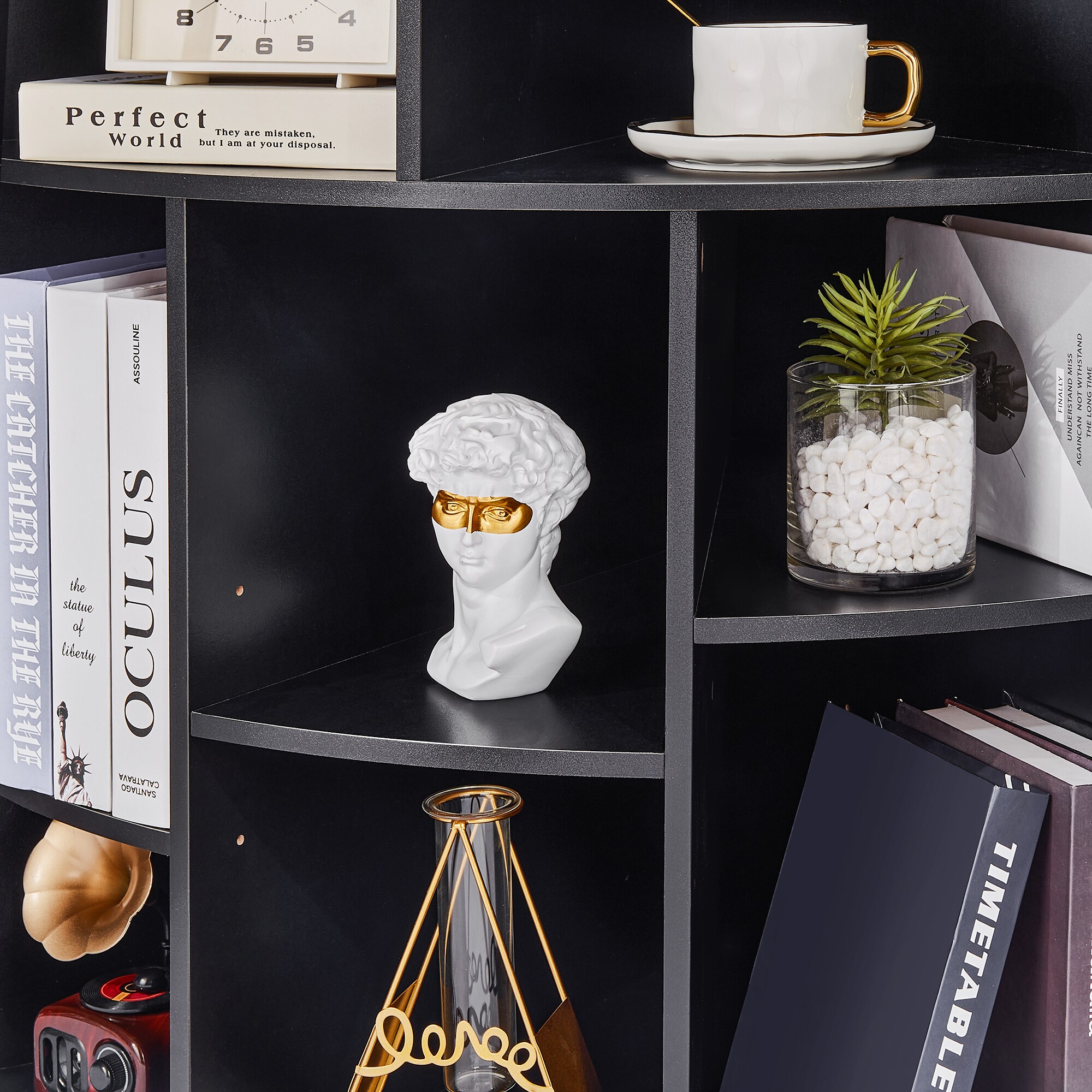 Vecelo LOE-CS15-BLK-UP bookcases - View #6