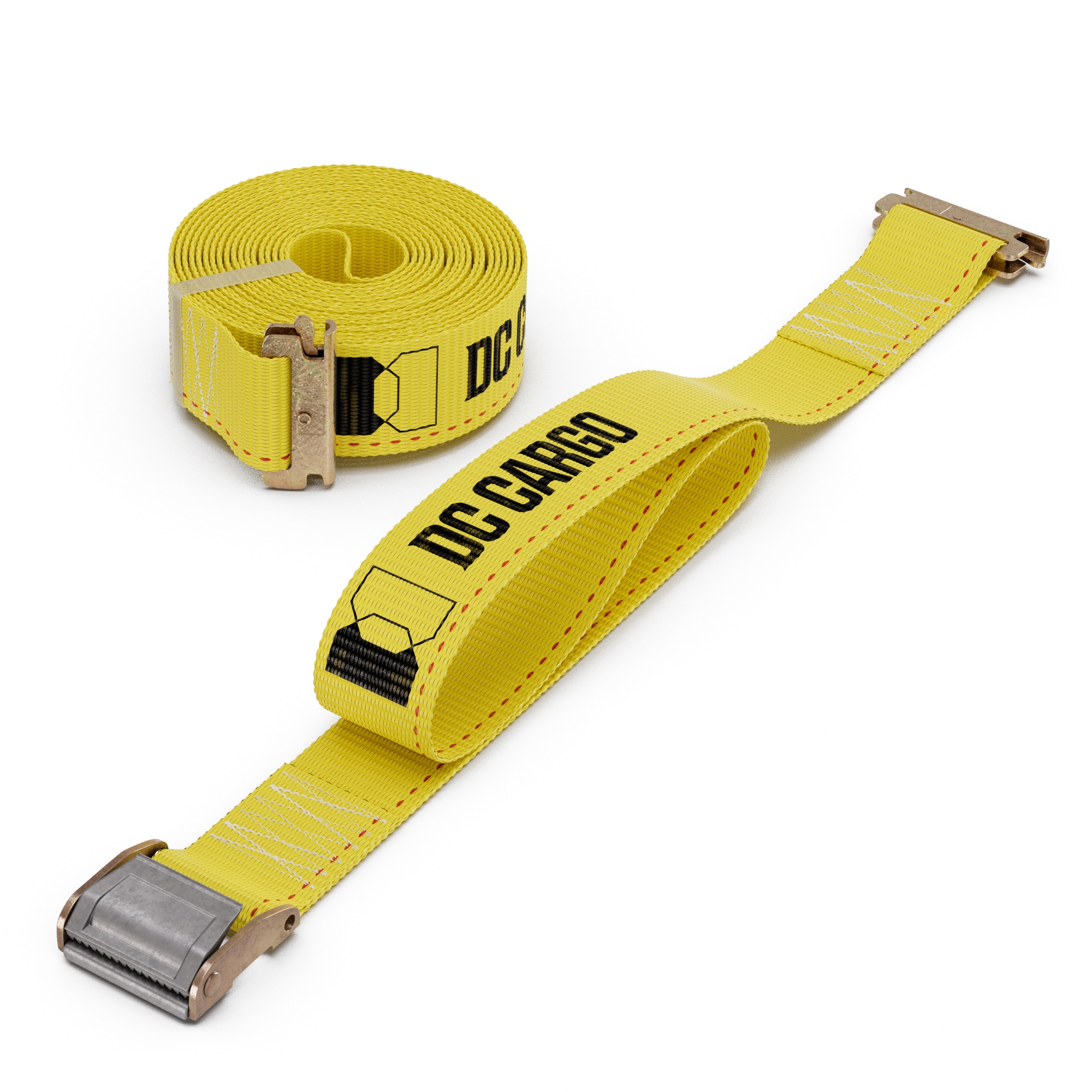 DC Cargo 212CBSSEF 2-in x 12-ft Ratchet Strap with E-Track 2500-lb Break Strength