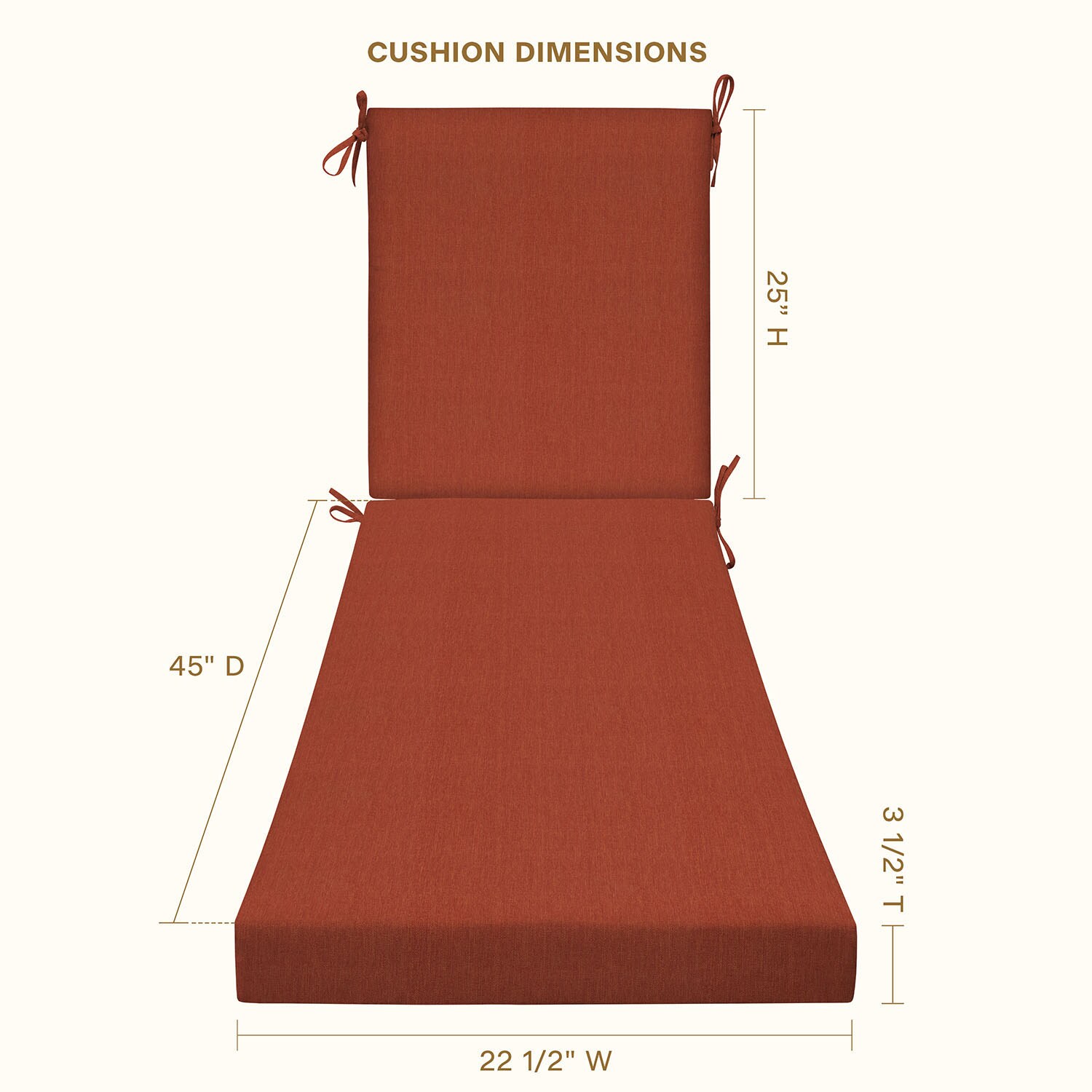 Style Selections 21403S-101A168 Patio-Furniture-Cushions - View #5