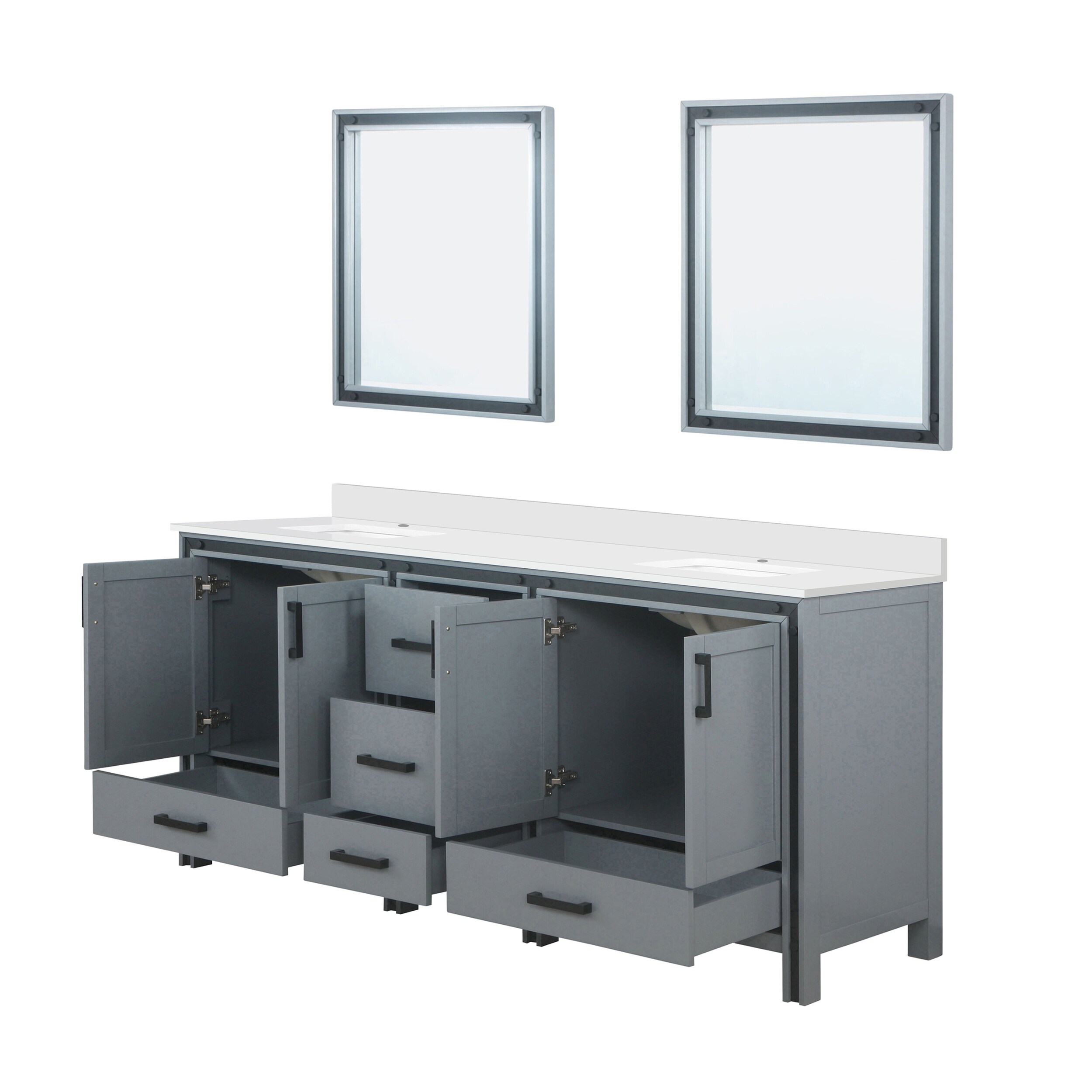 Lexora LVZV80DB210 Bath-Vanity-Combo - View #6